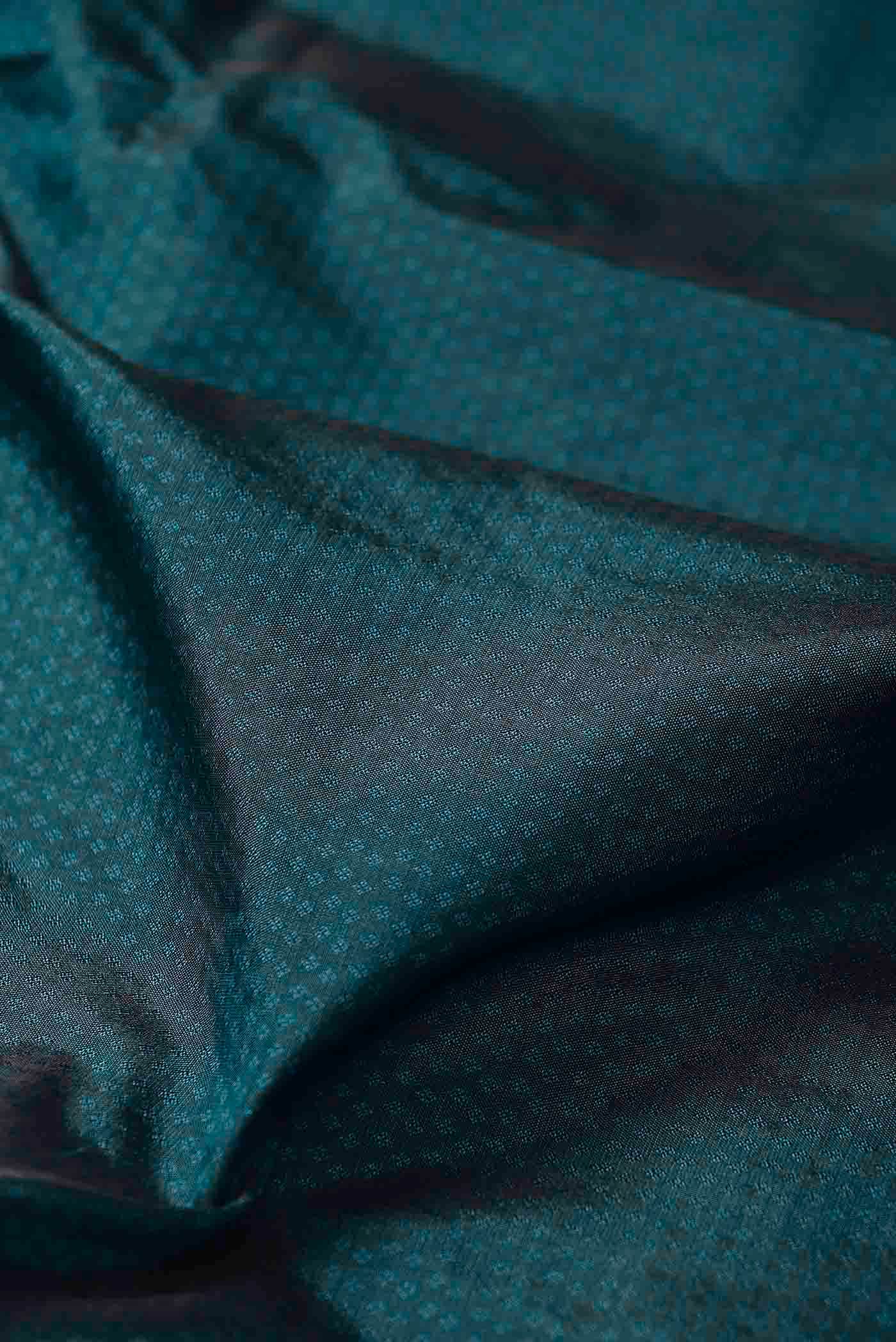 Blue Blended Bangalore Silk Saree