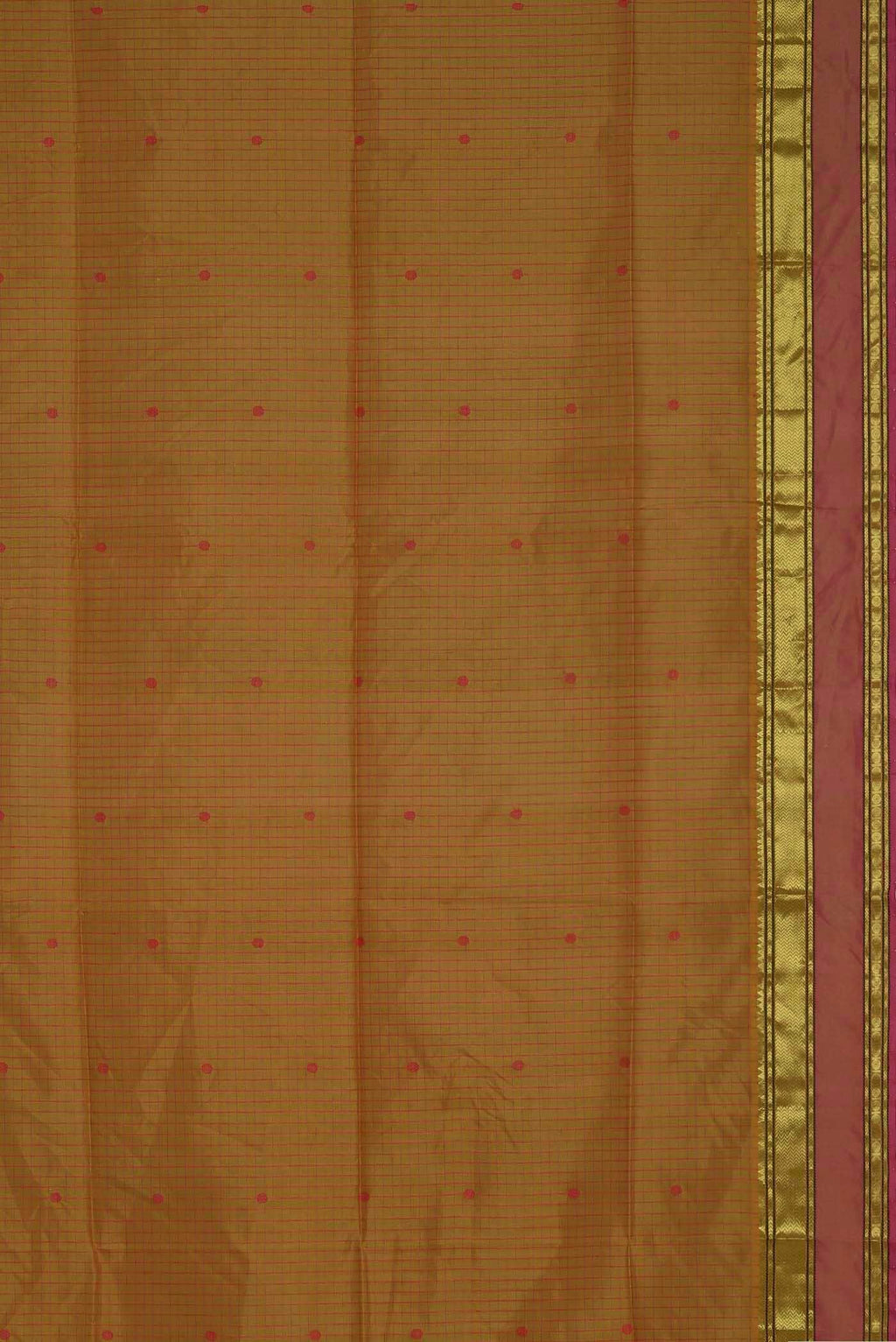 Mustard Silk Cotton Saree