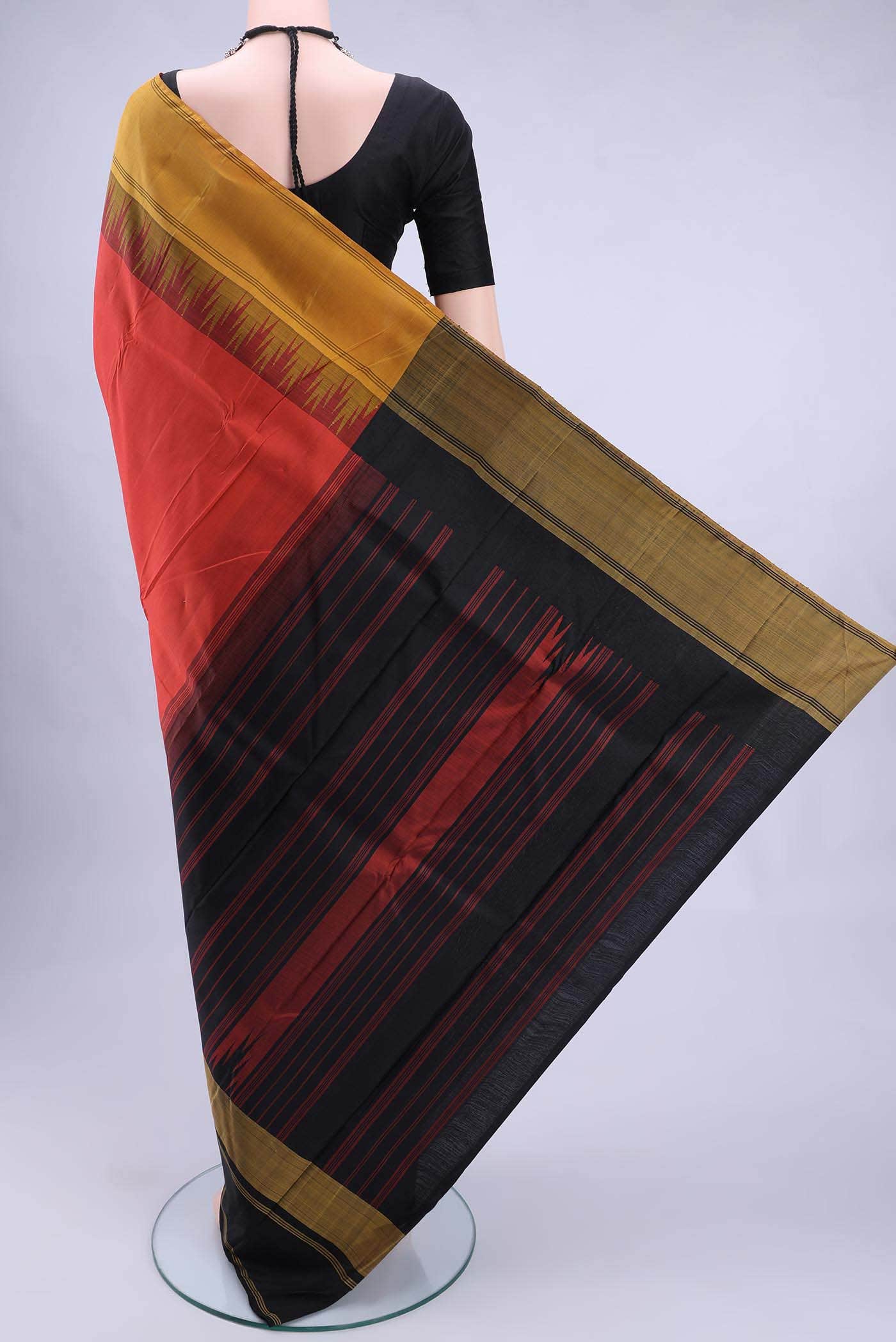 Imperial Red Kanchipuram Silk Saree