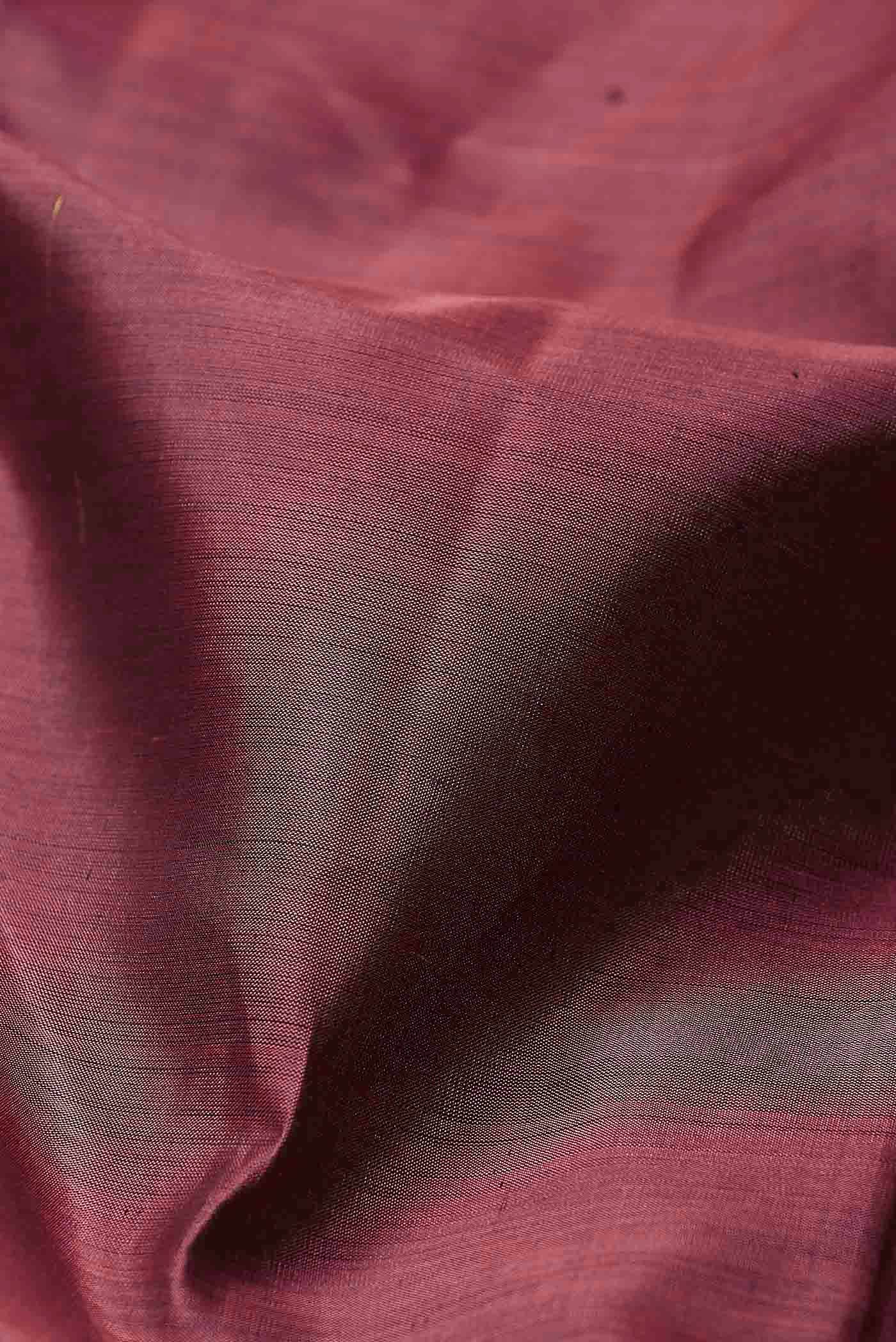 Maroon Kanchipuram Silk Saree