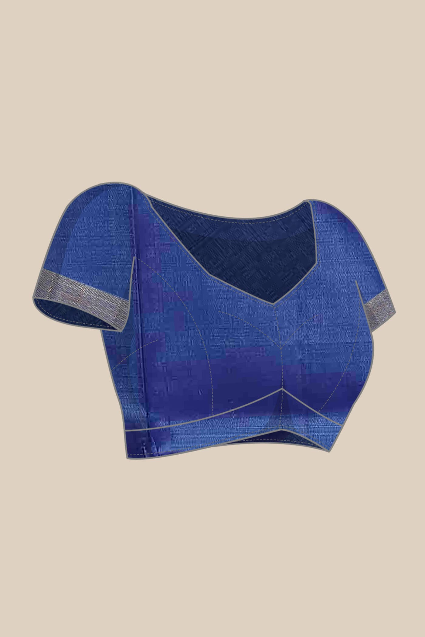 Blue Kanchipuram Silk Saree