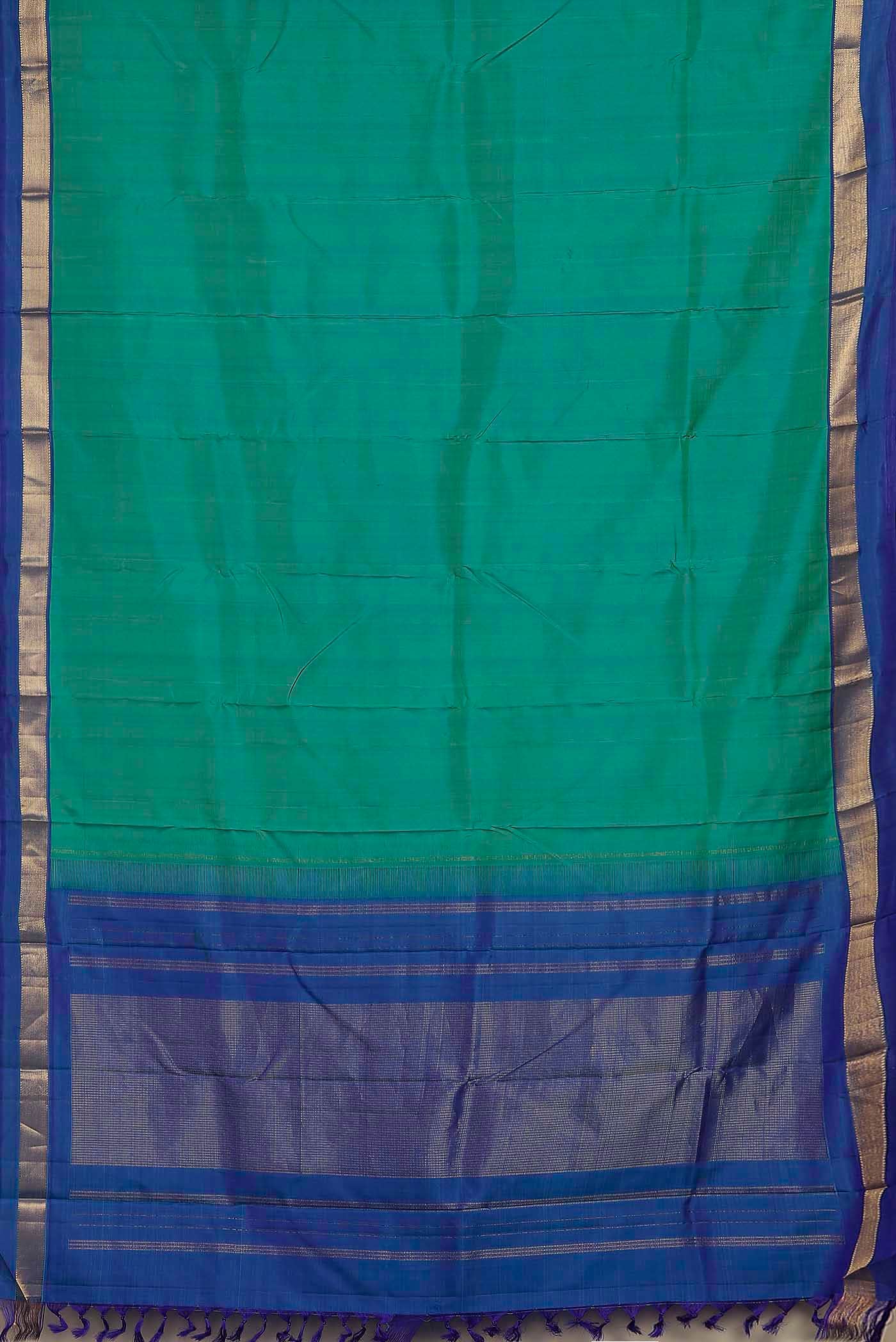 Blue Kanchipuram Silk Saree