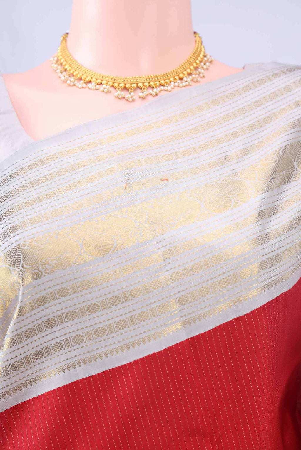 Red Kanchipuram Silk Saree