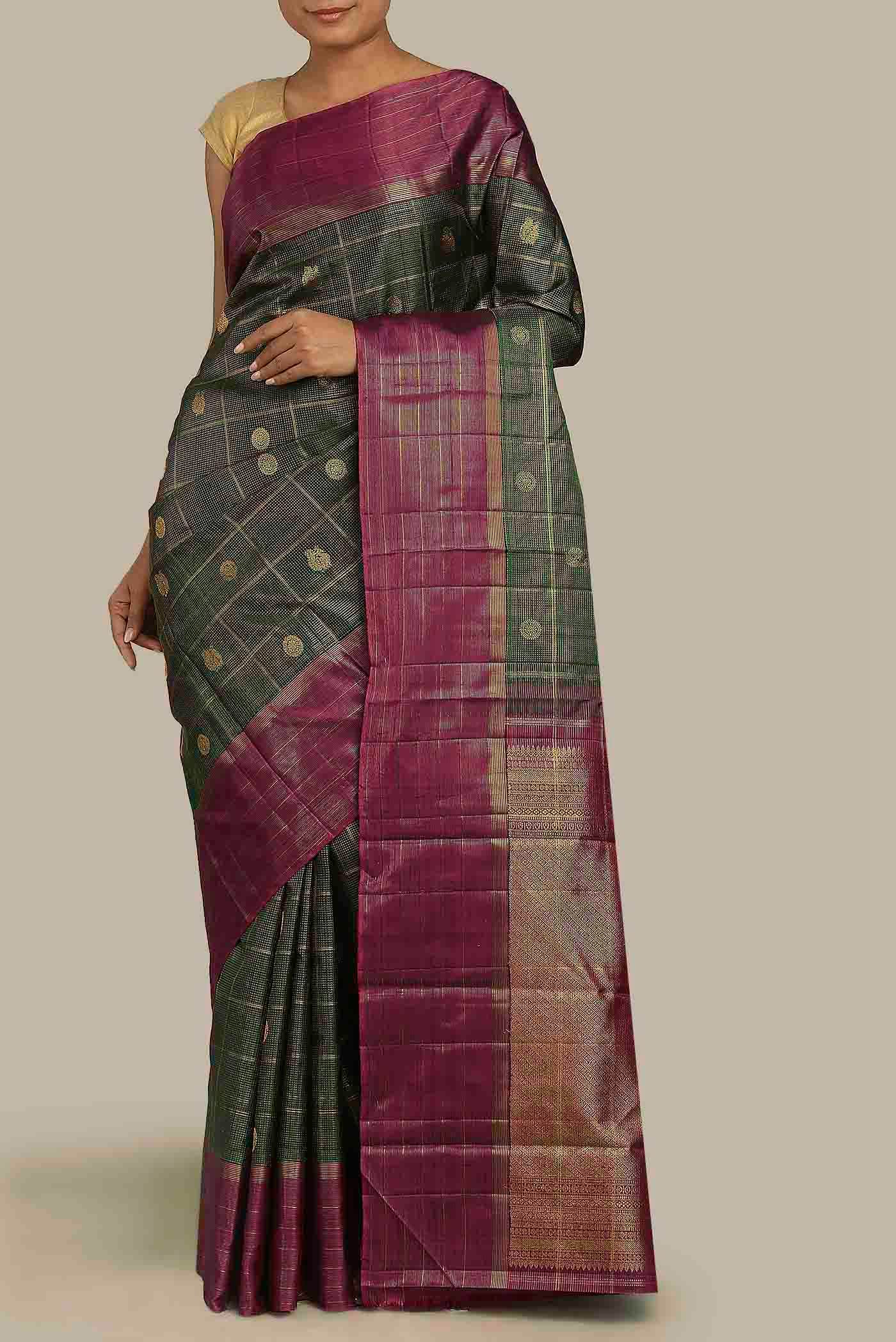 Green Kanchipuram Silk Saree