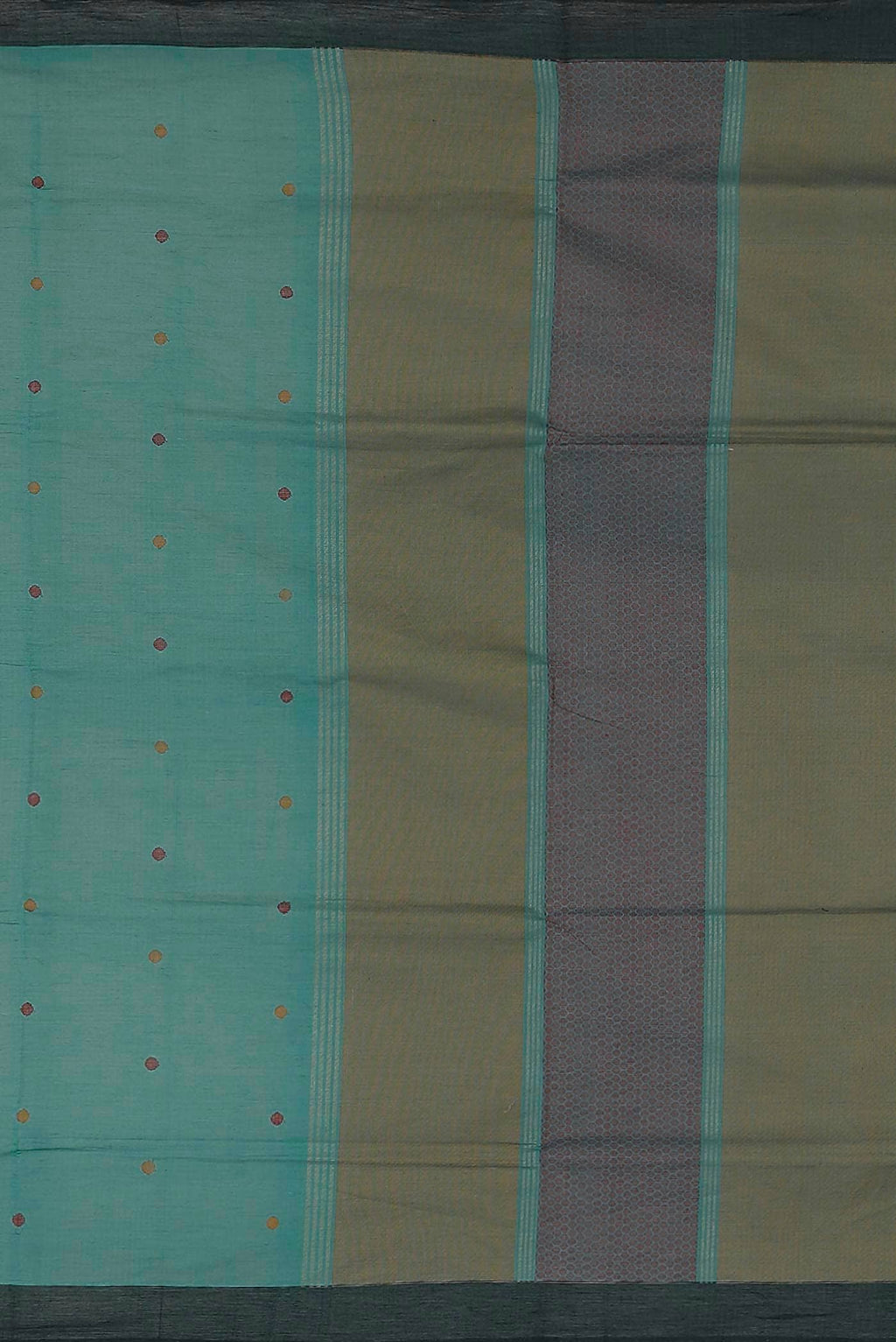 Blue Coimbatore Cotton Saree