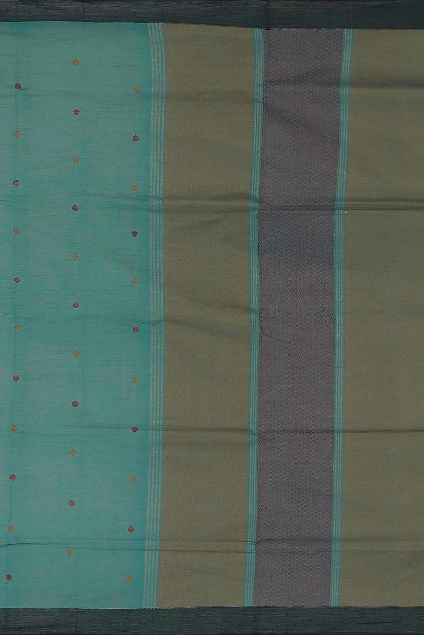 Blue Coimbatore Cotton Saree