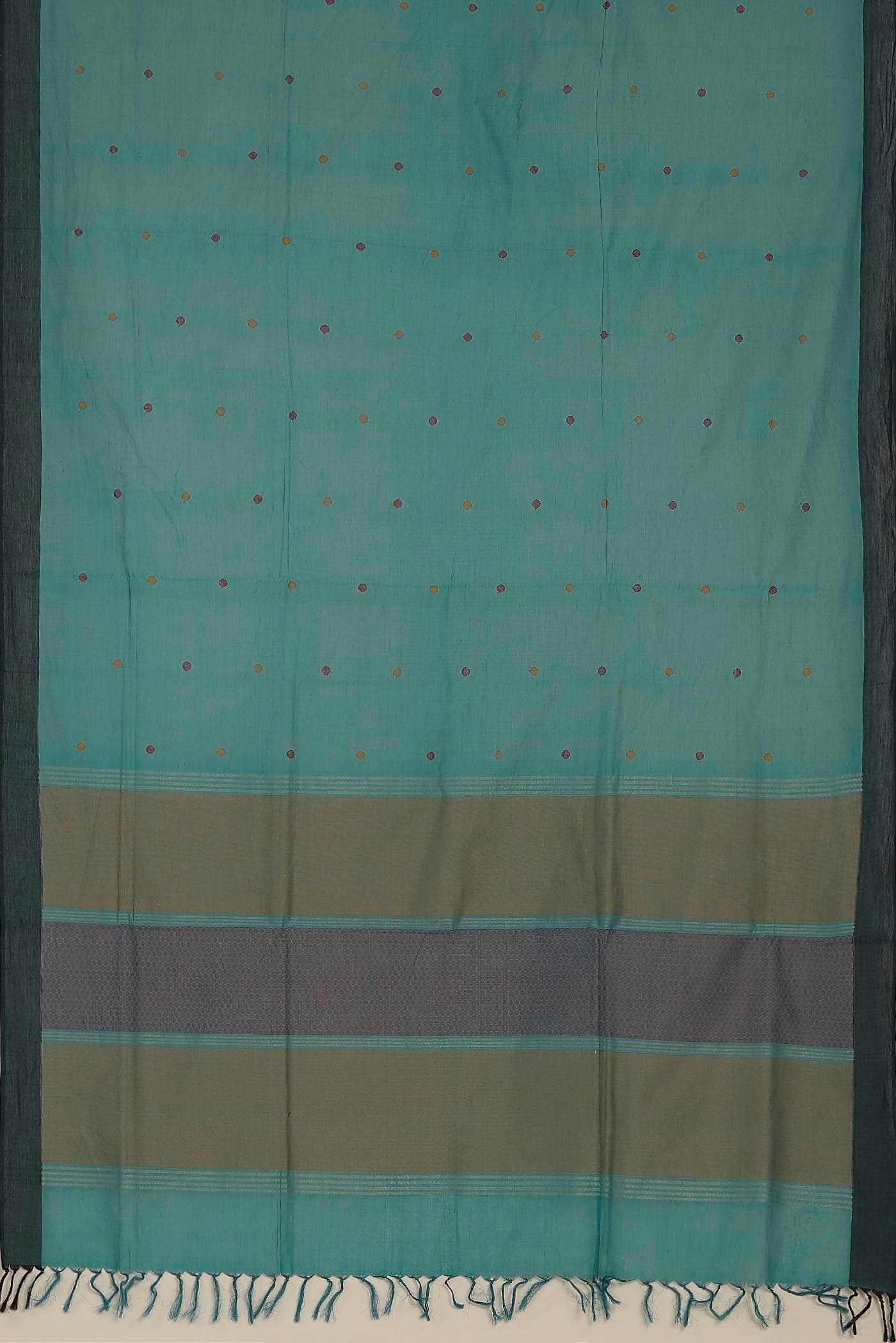 Blue Coimbatore Cotton Saree
