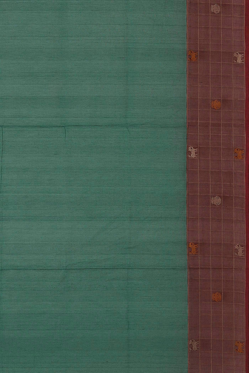 Green Coimbatore Cotton Saree