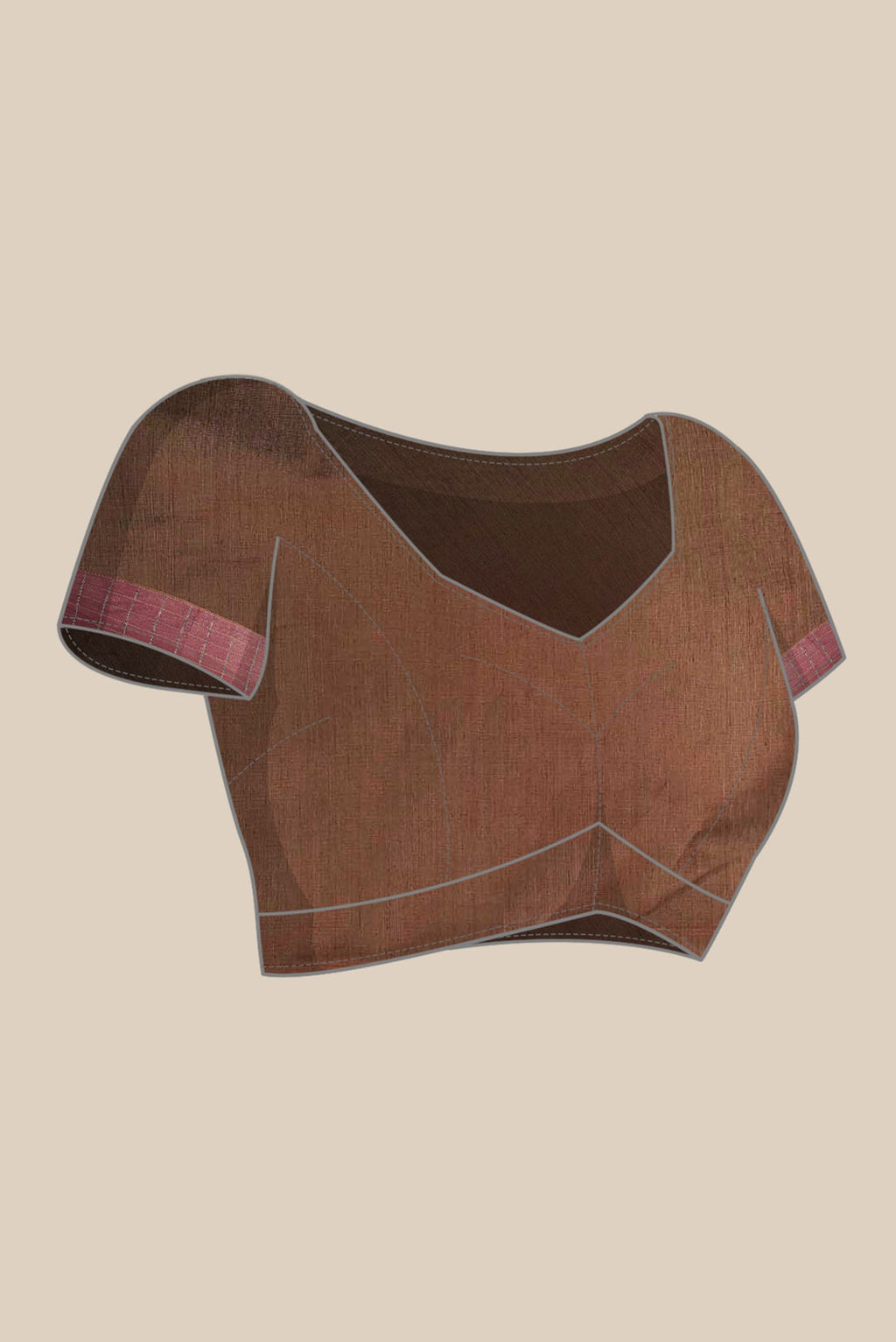Brown Coimbatore Cotton Saree
