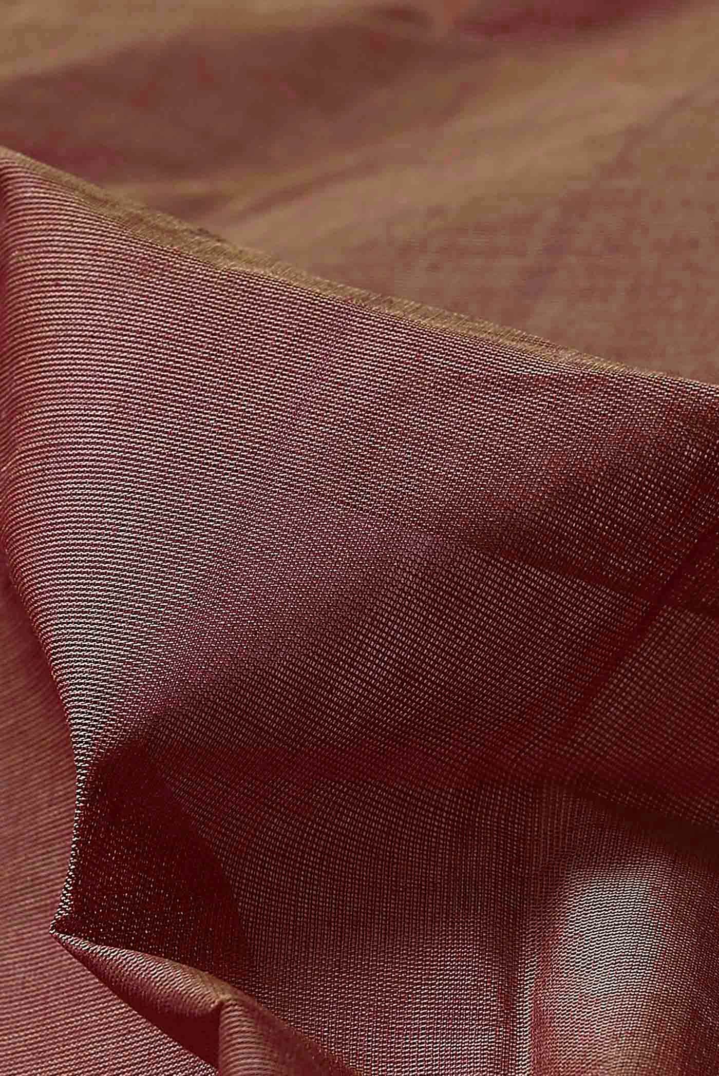 Brown Coimbatore Cotton Saree
