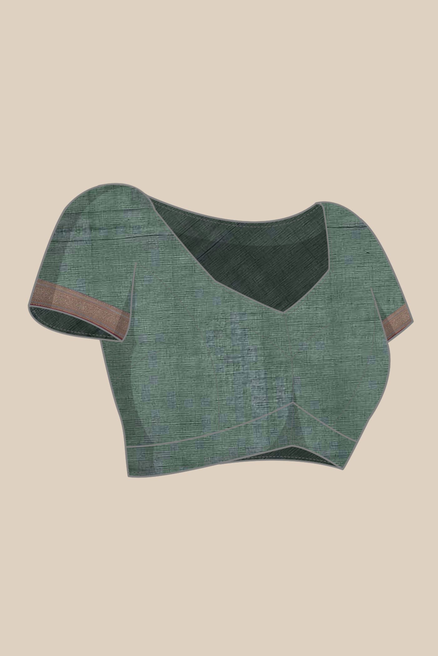 Green Coimbatore Cotton Saree