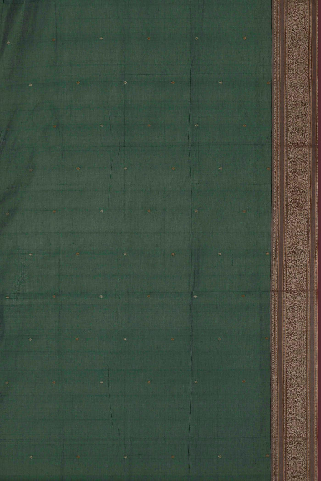 Green Coimbatore Cotton Saree