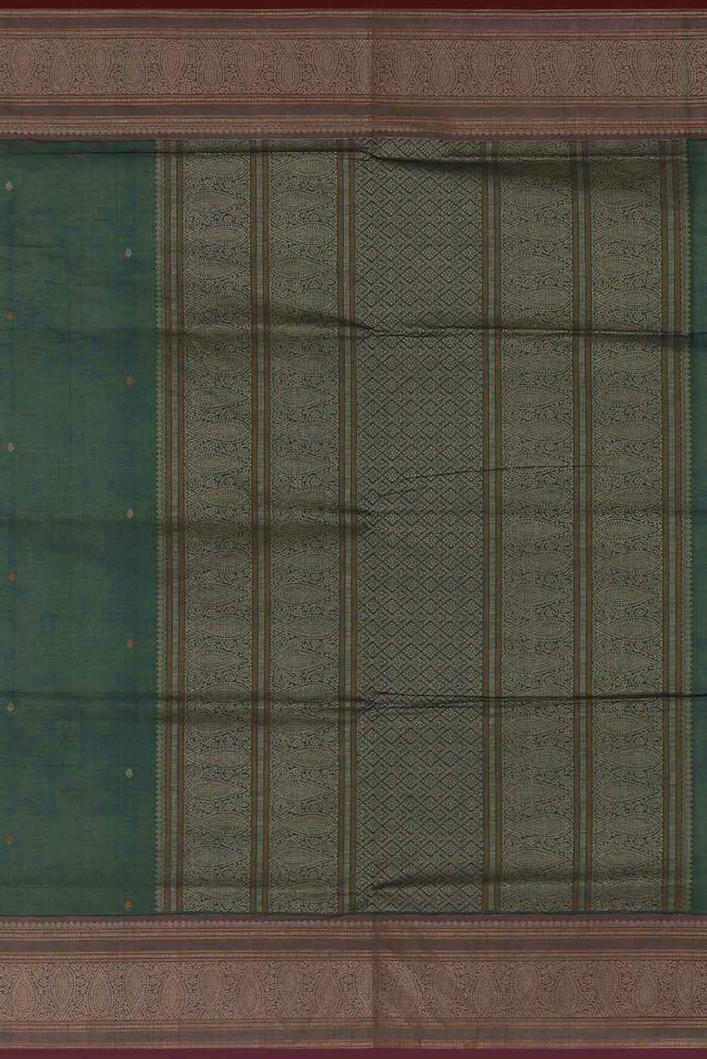 Green Coimbatore Cotton Saree