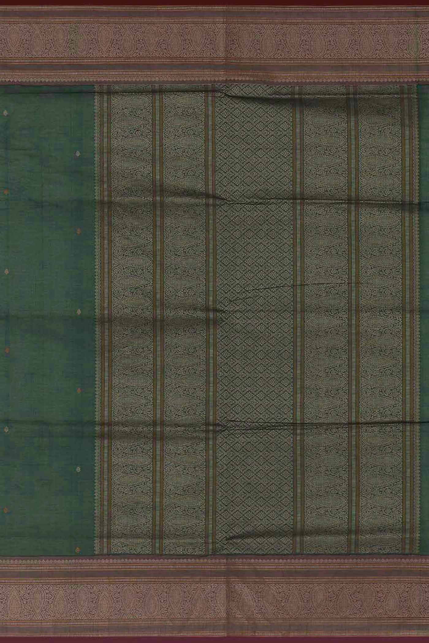 Green Coimbatore Cotton Saree