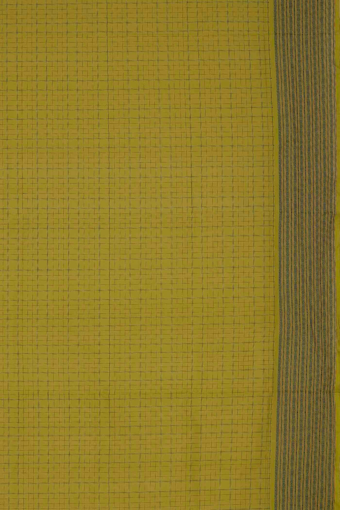 Green Coimbatore Cotton Saree