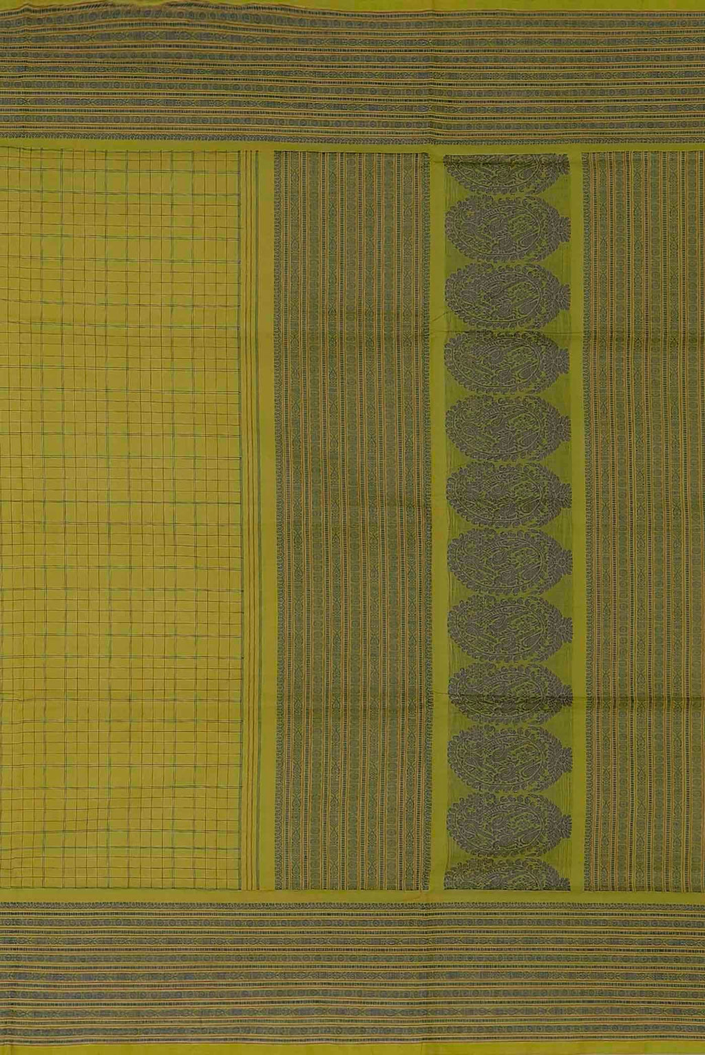 Green Coimbatore Cotton Saree