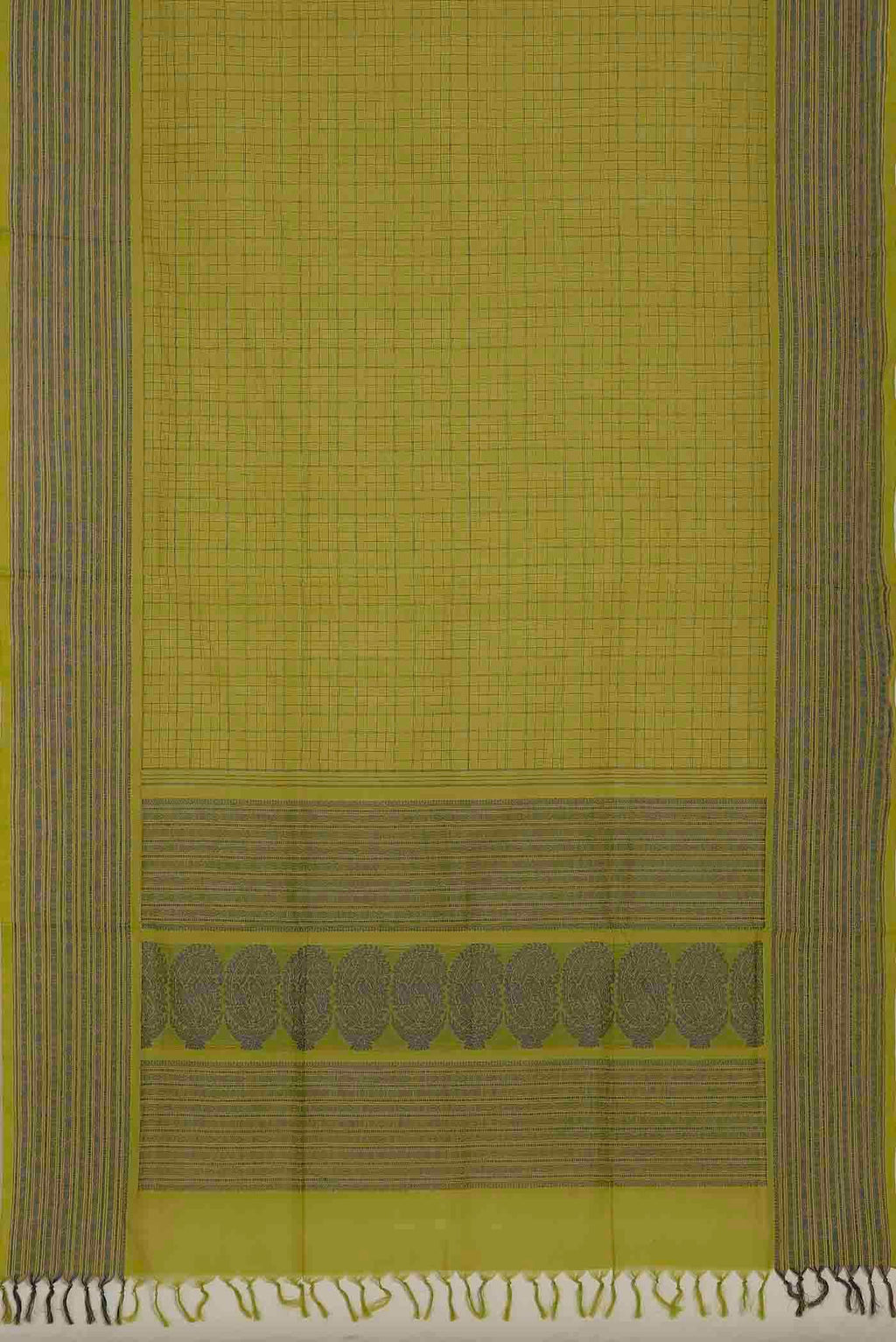 Green Coimbatore Cotton Saree