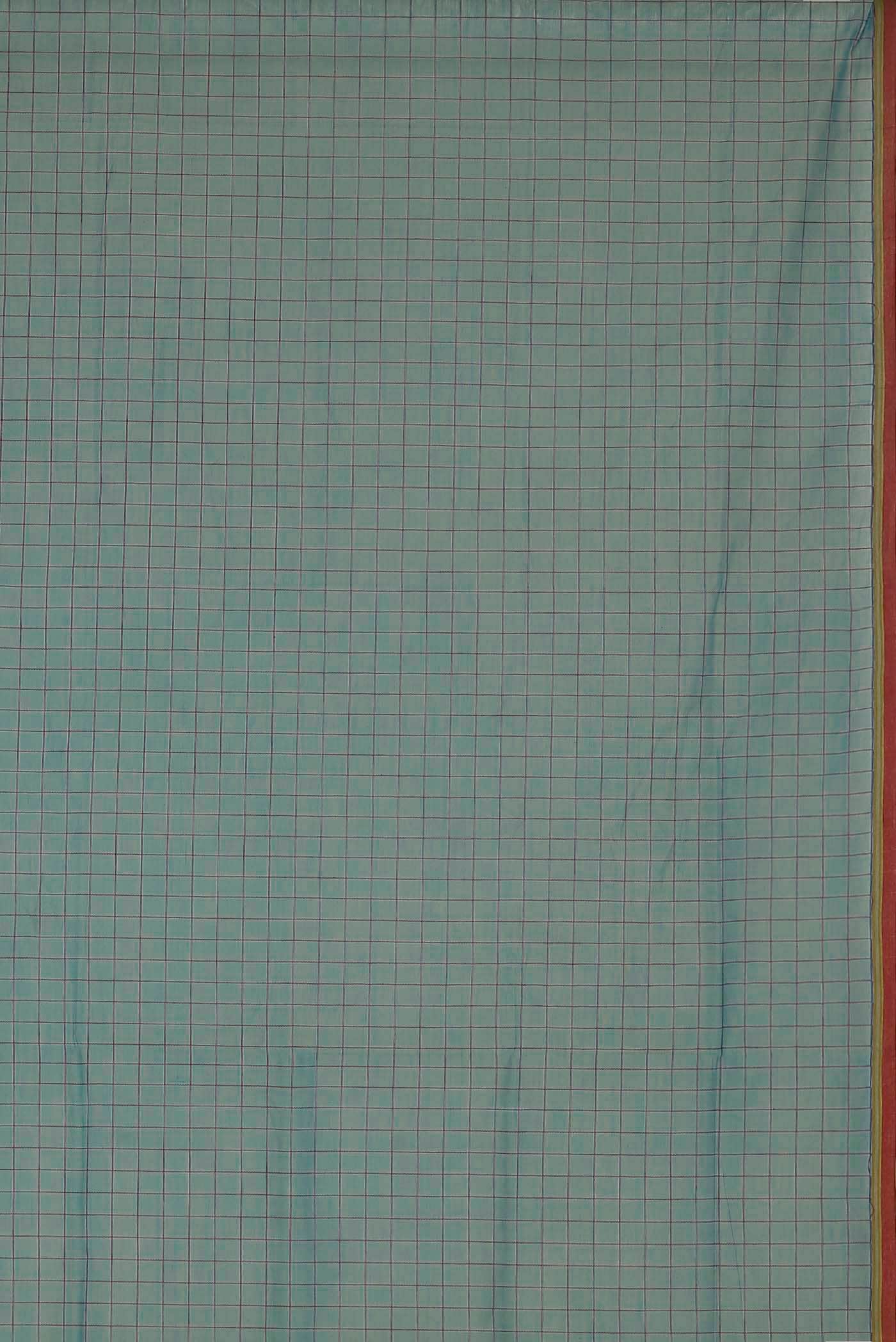 Blue Coimbatore Cotton Saree