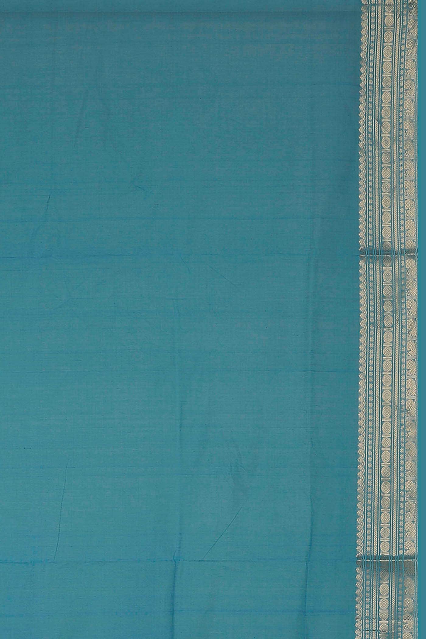 Blue Cotton Saree