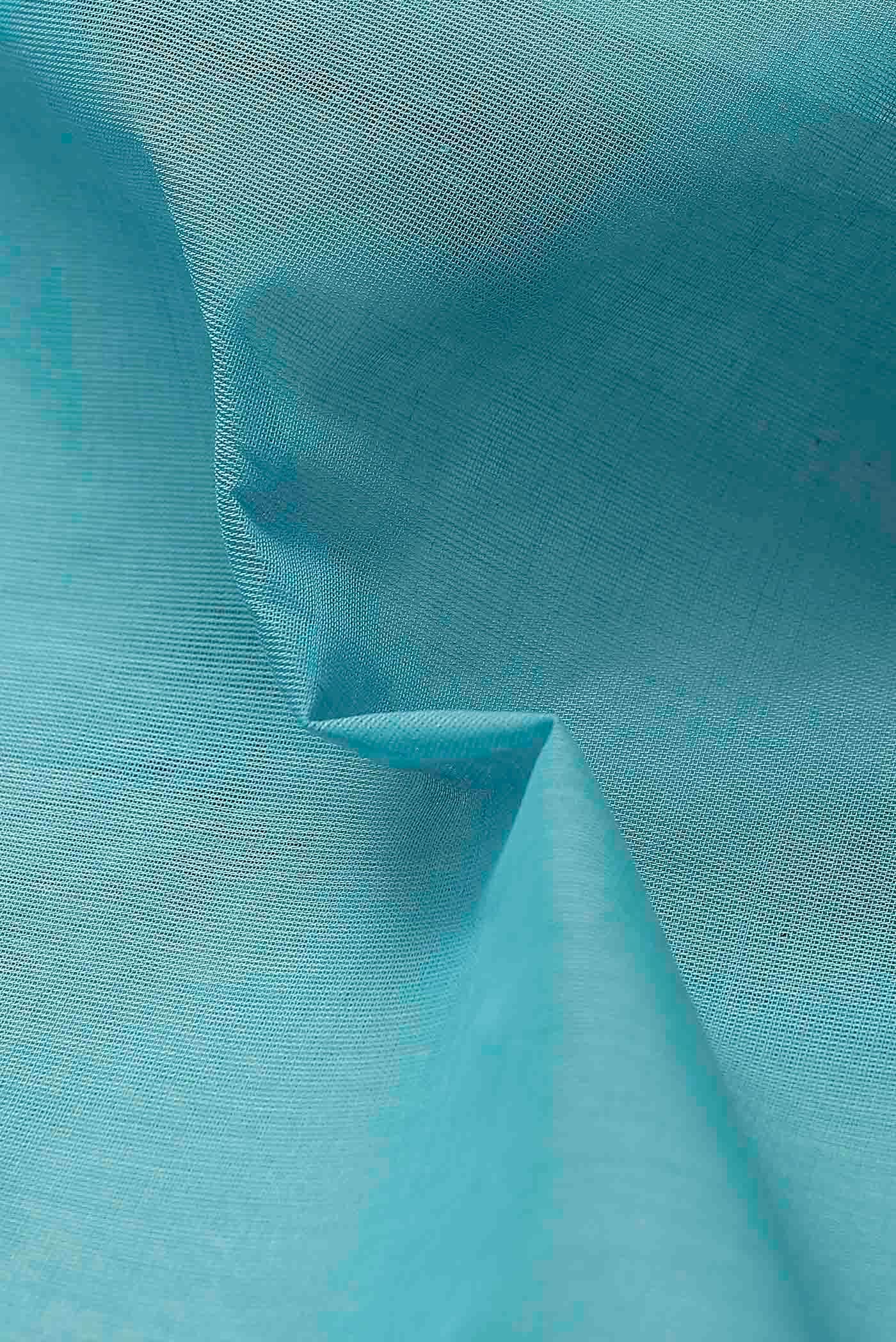 Blue Cotton Saree