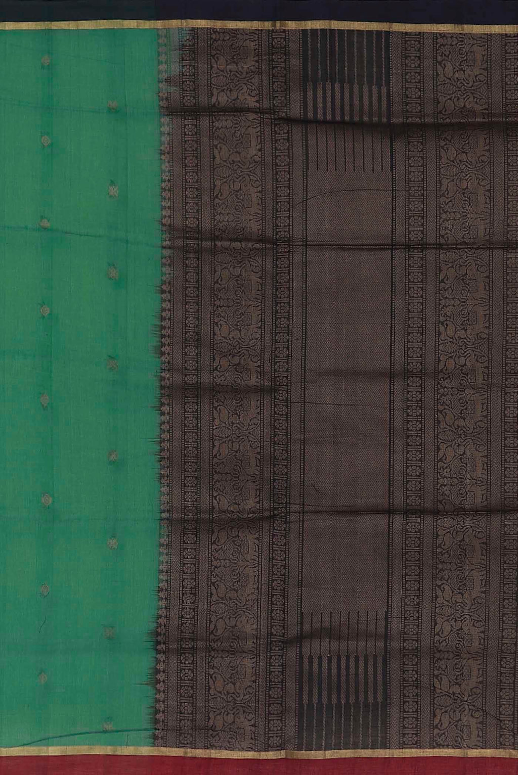 Green Coimbatore Cotton Saree