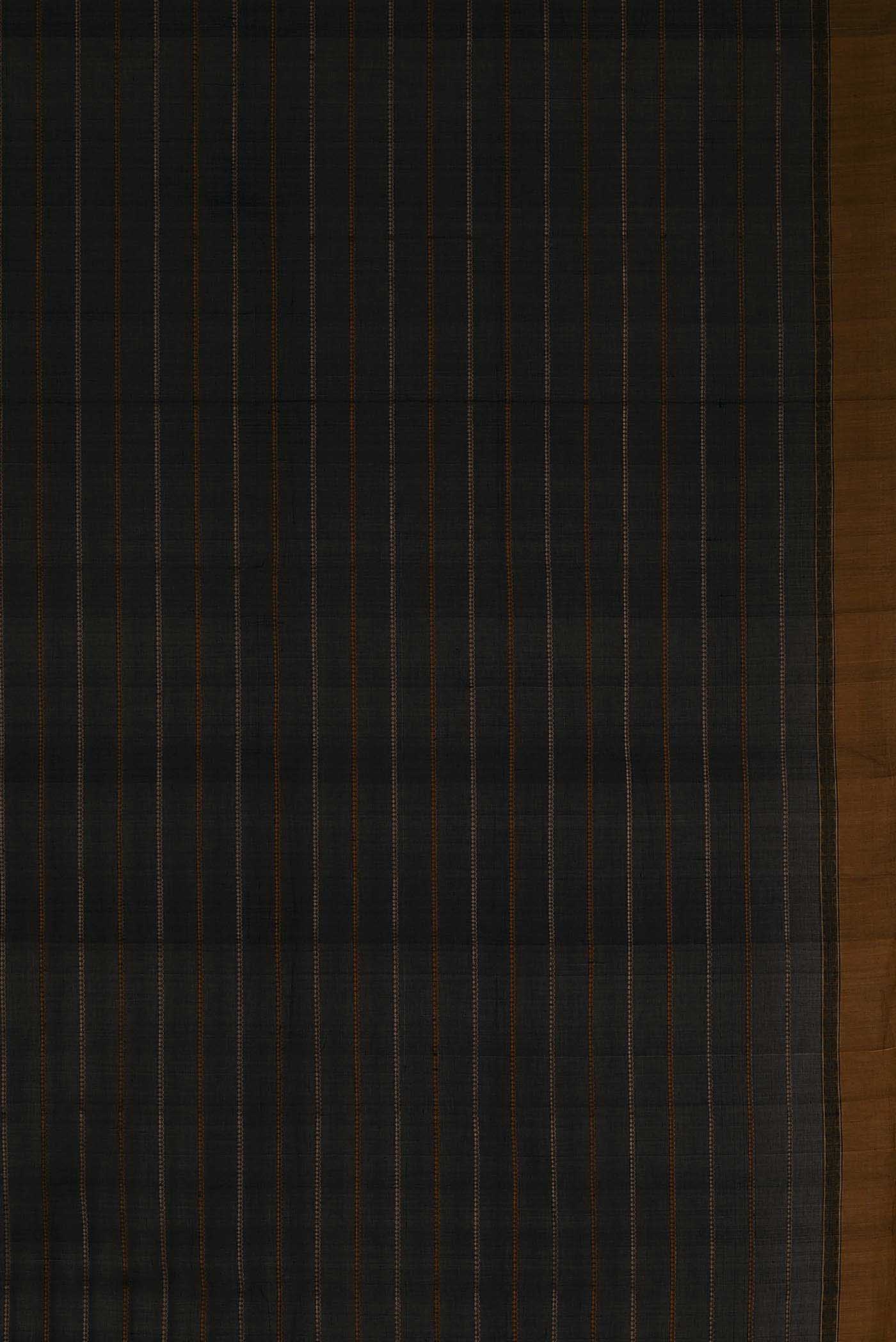 Black Coimbatore Cotton Saree