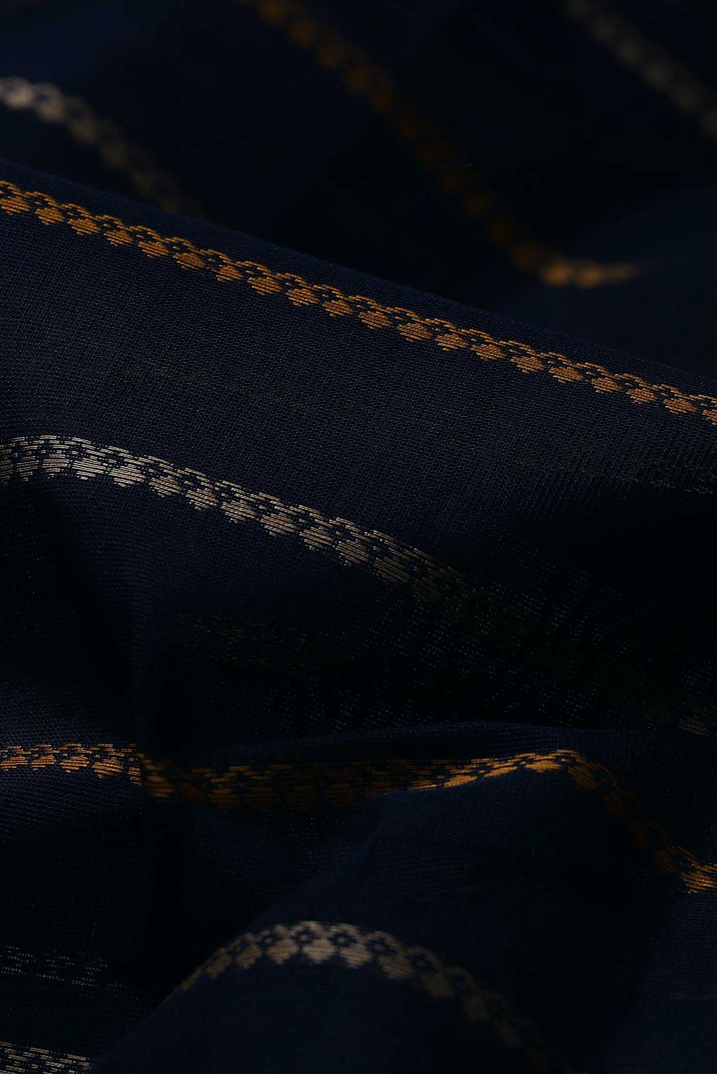 Black Coimbatore Cotton Saree