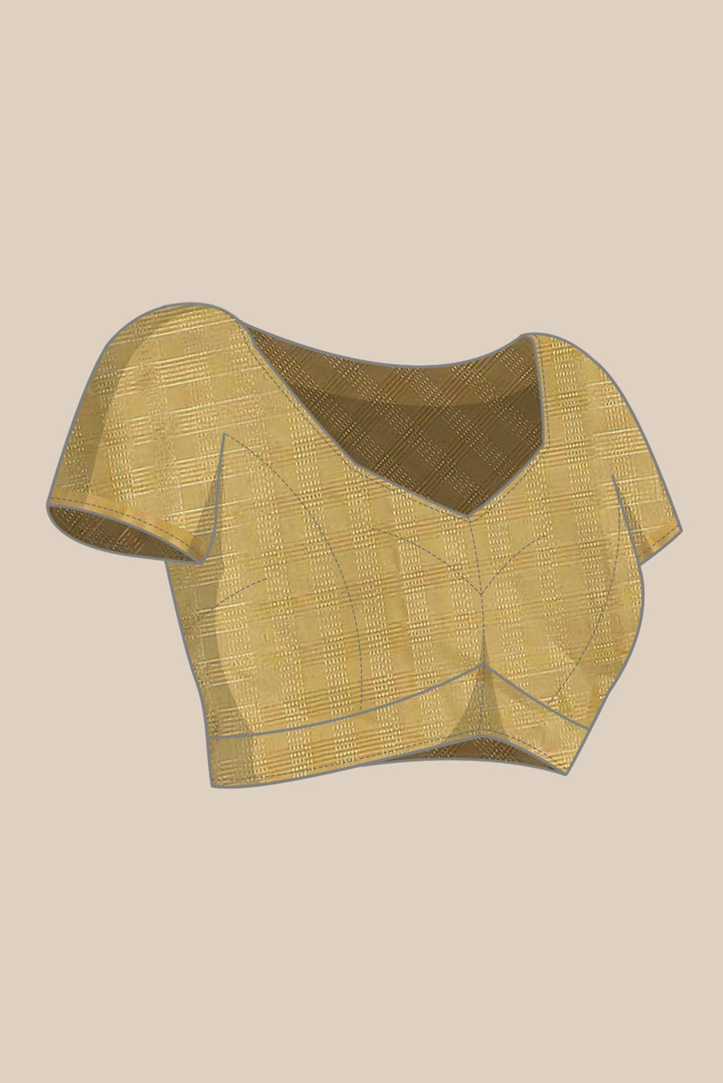 Beige Soft Silk Saree