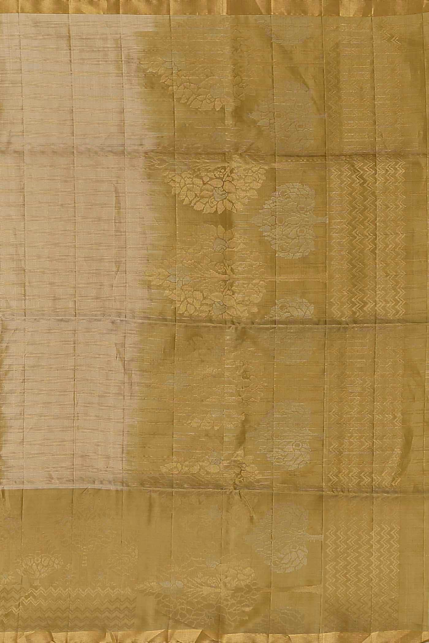 Beige Soft Silk Saree