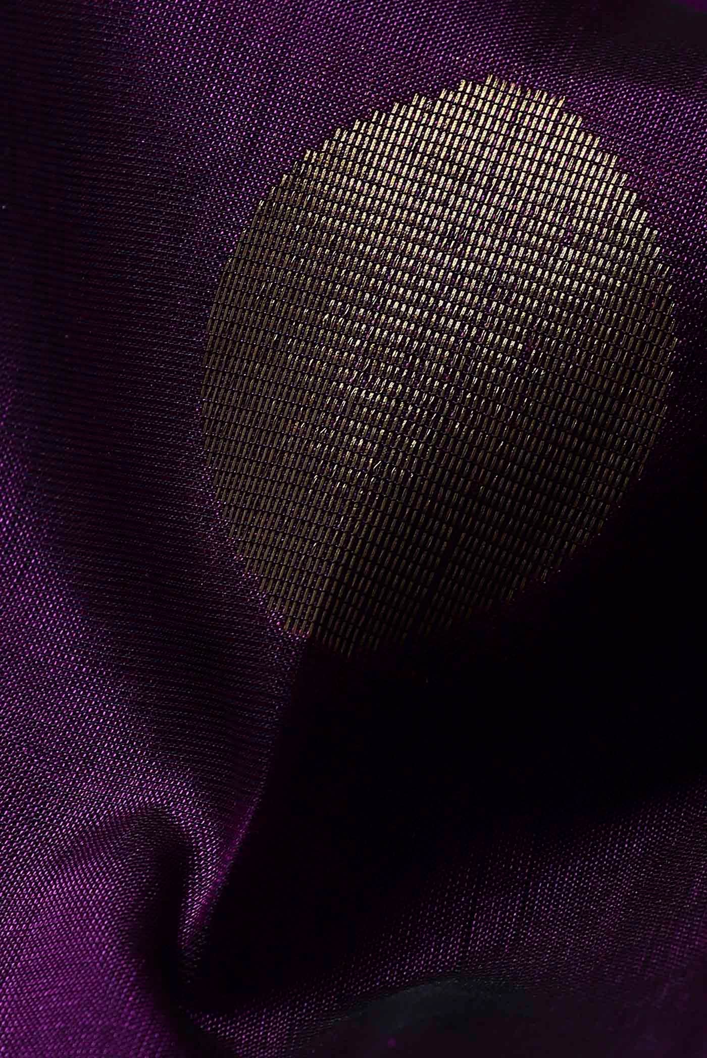 Magenta Silk Cotton Saree