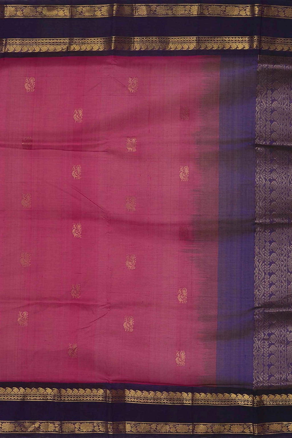 Pink Silk Cotton Saree