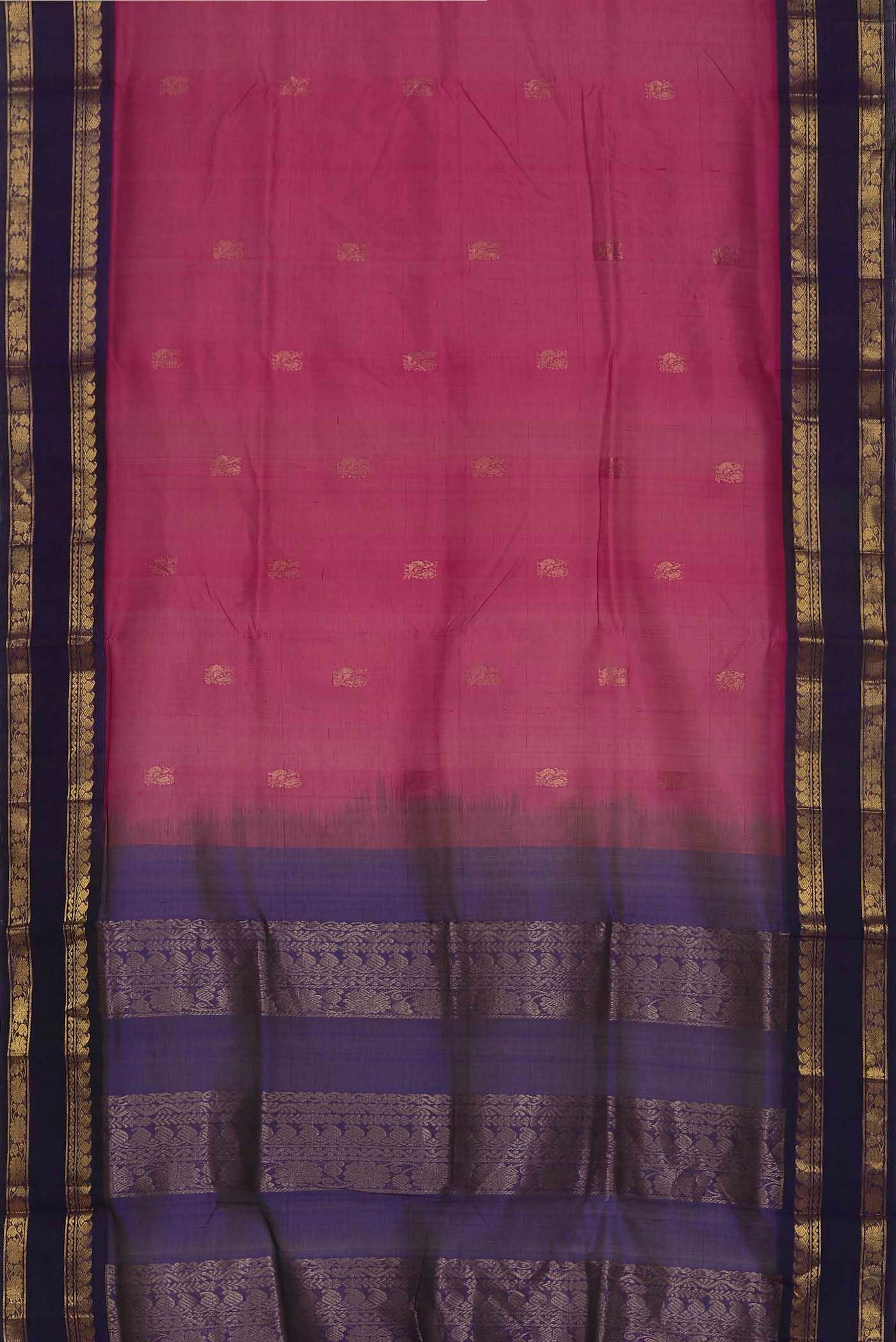 Pink Silk Cotton Saree