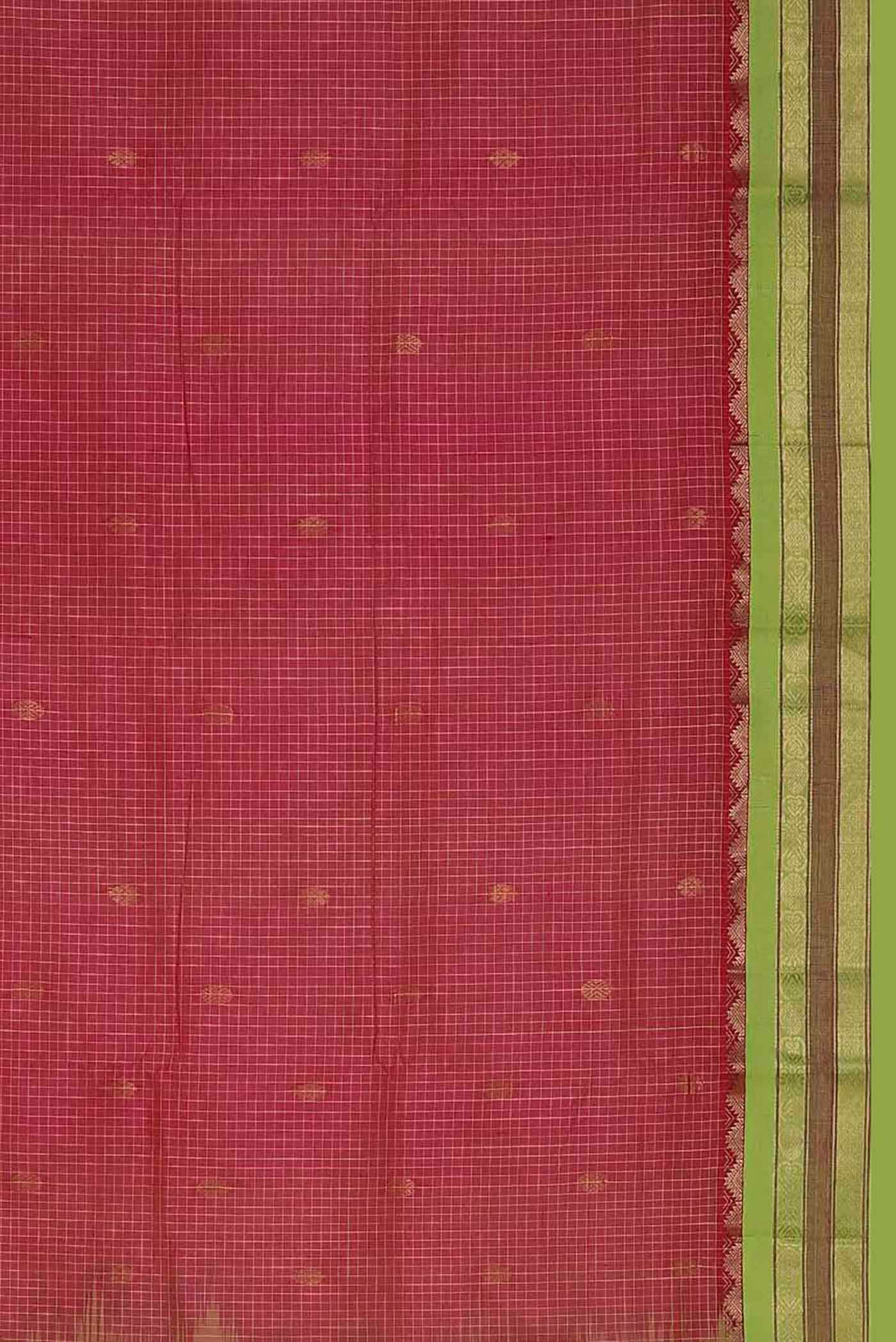 Pink Silk Cotton Saree