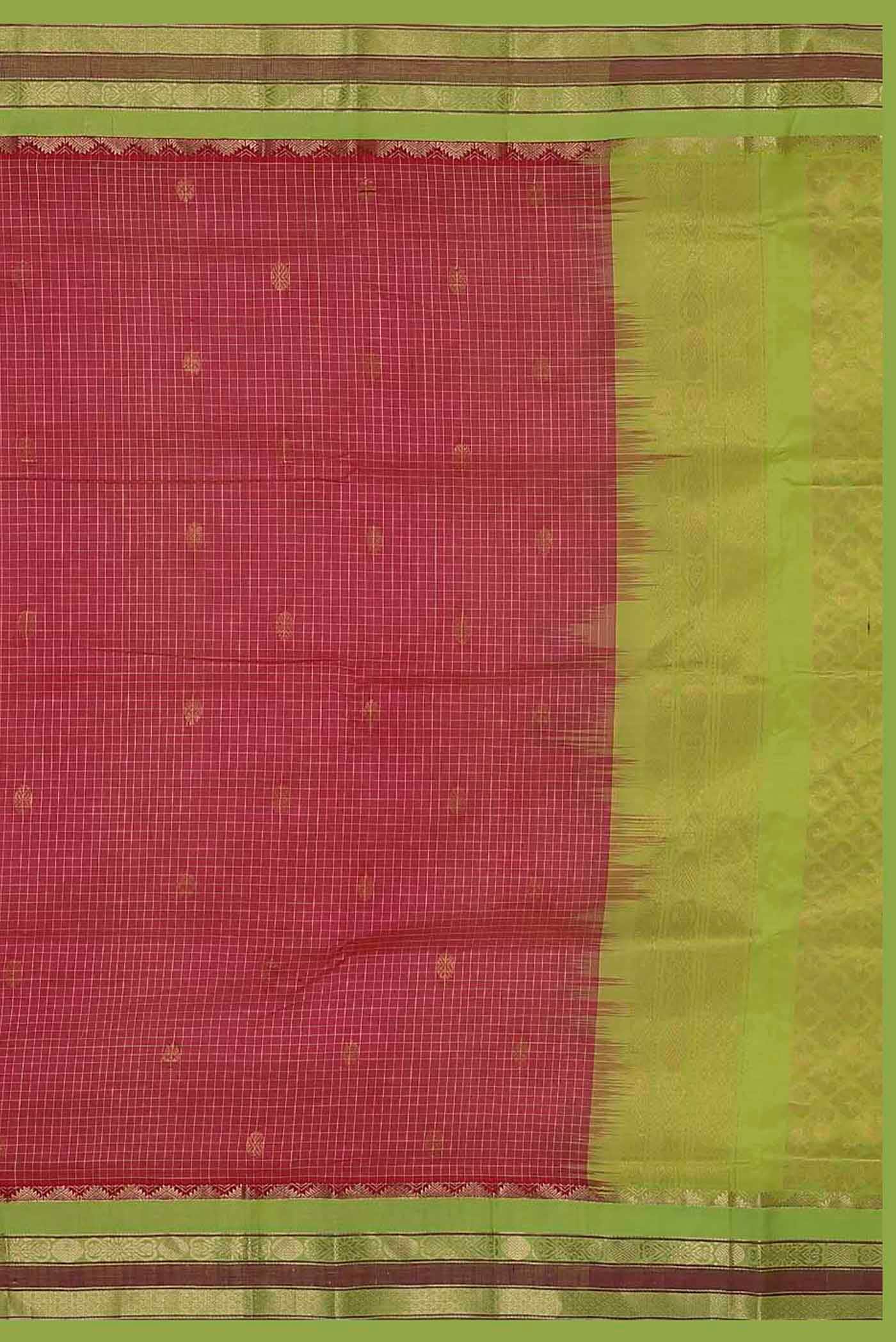Pink Silk Cotton Saree