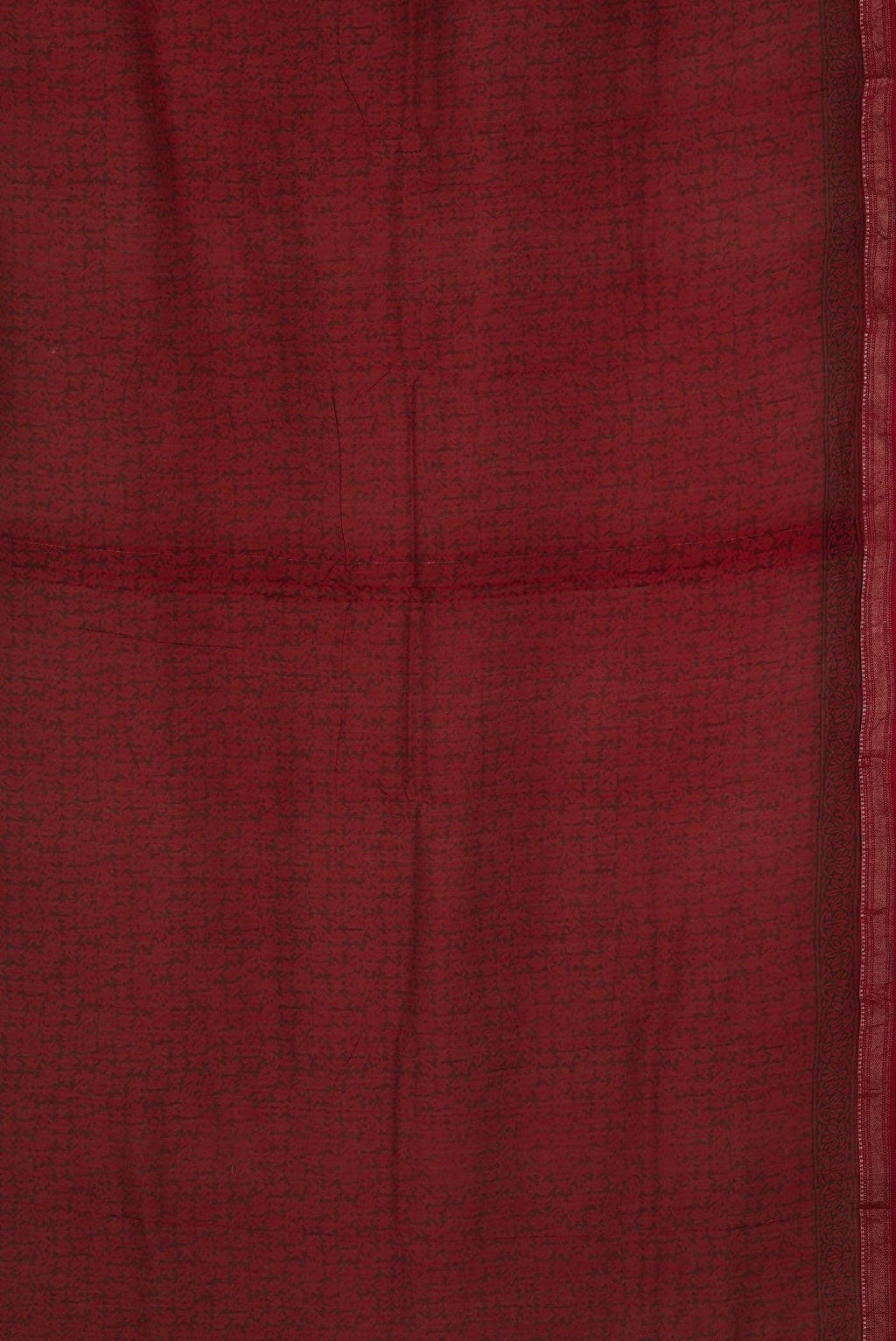 Red Maheshwari Silk Cotton Saree