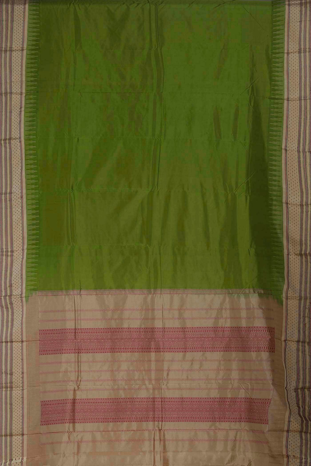 Green Bangalore Silk Saree