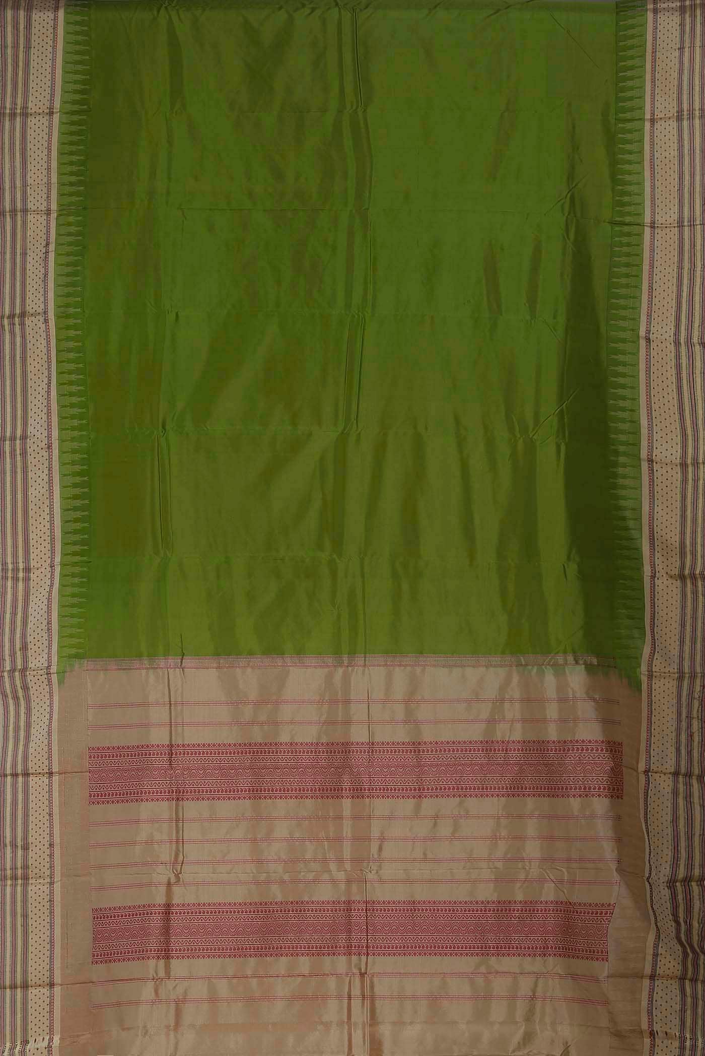 Green Bangalore Silk Saree