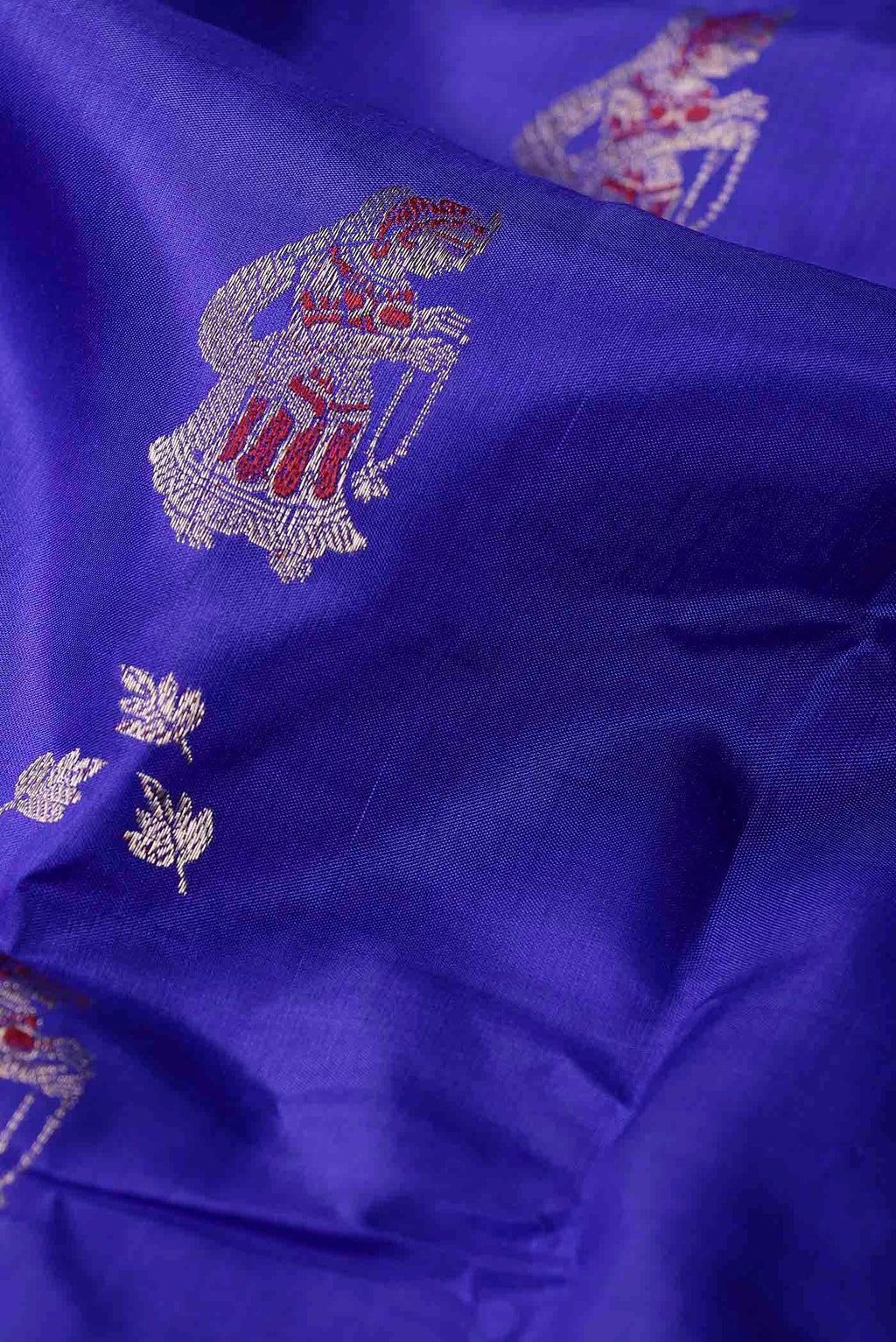 Blue Baluchari Silk Saree
