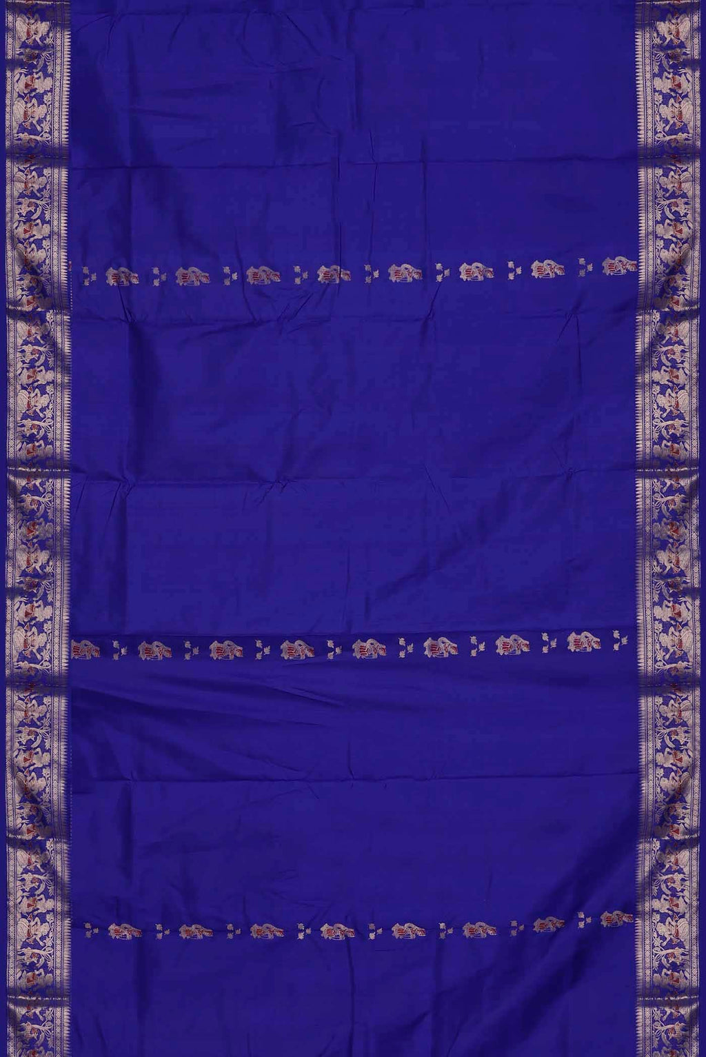 Blue Baluchari Silk Saree