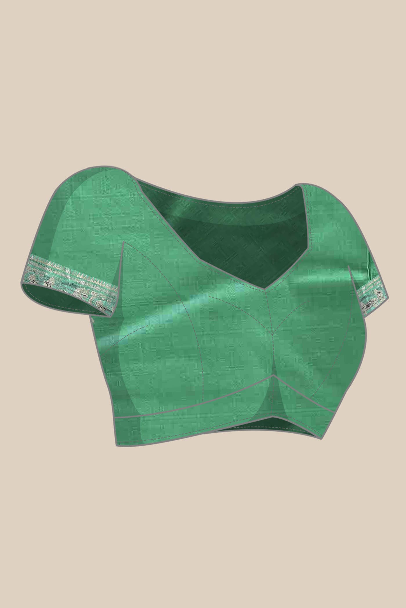 Green Baluchari Silk Saree