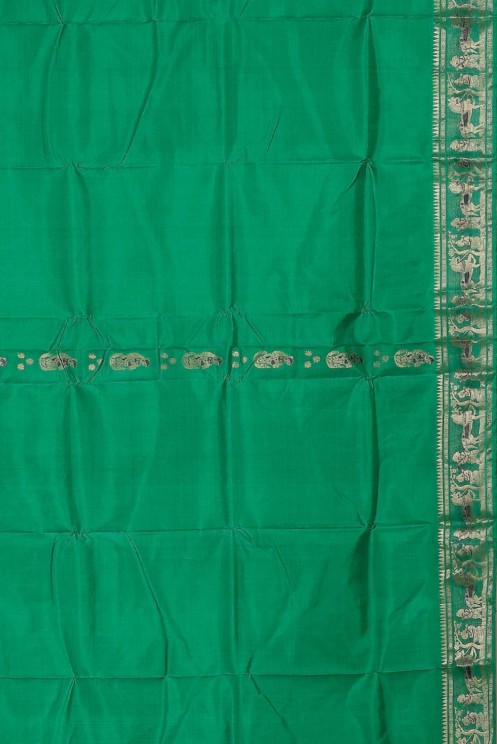 Green Baluchari Silk Saree