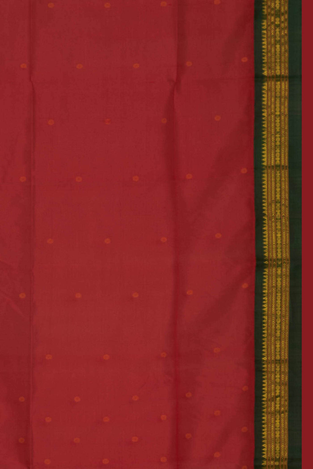 Red Coimbatore Silk Cotton Saree