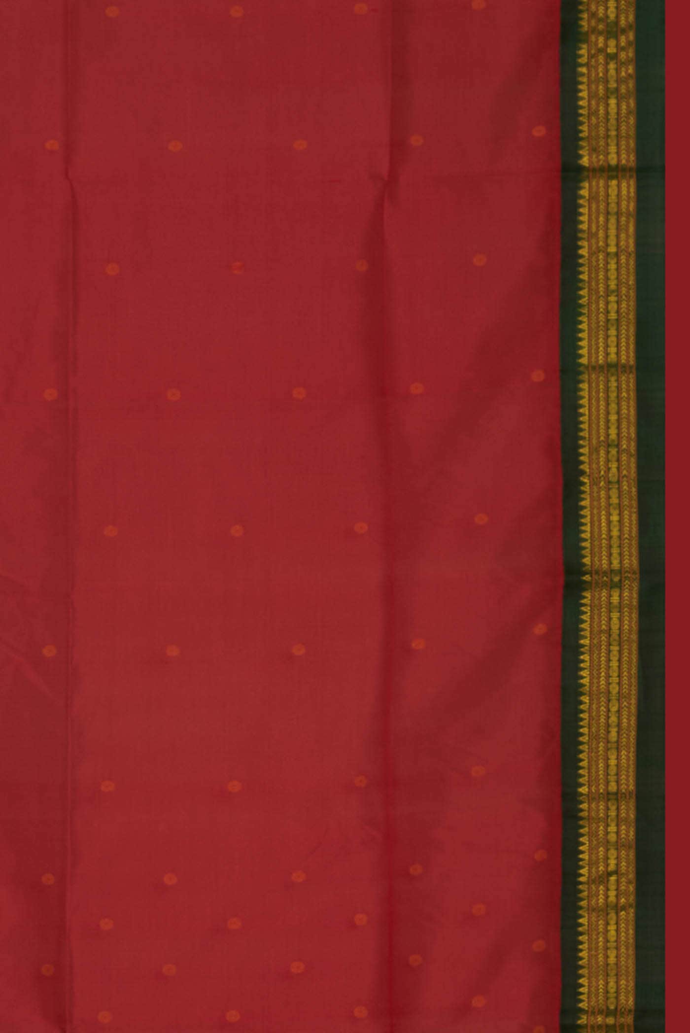 Red Coimbatore Silk Cotton Saree