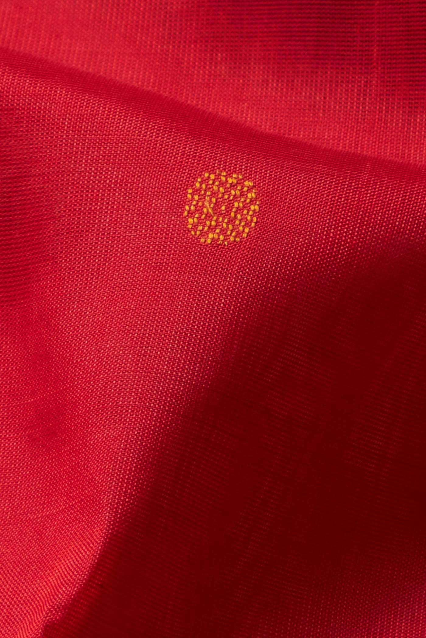 Red Coimbatore Silk Cotton Saree