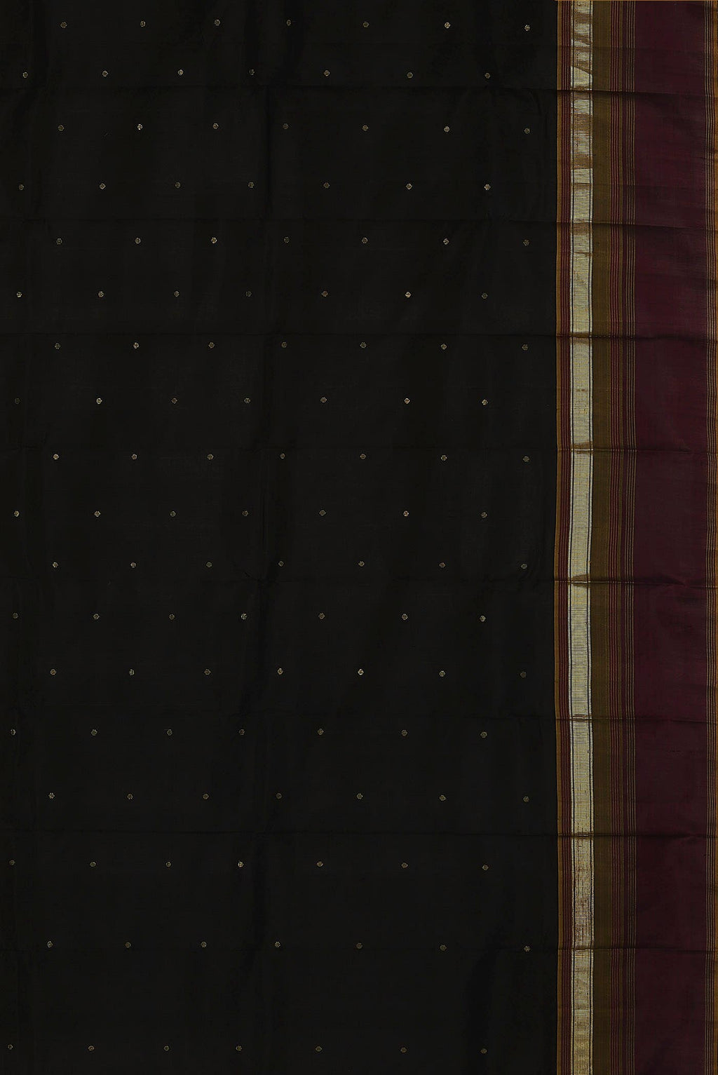 Black Kanchipuram Silk Saree