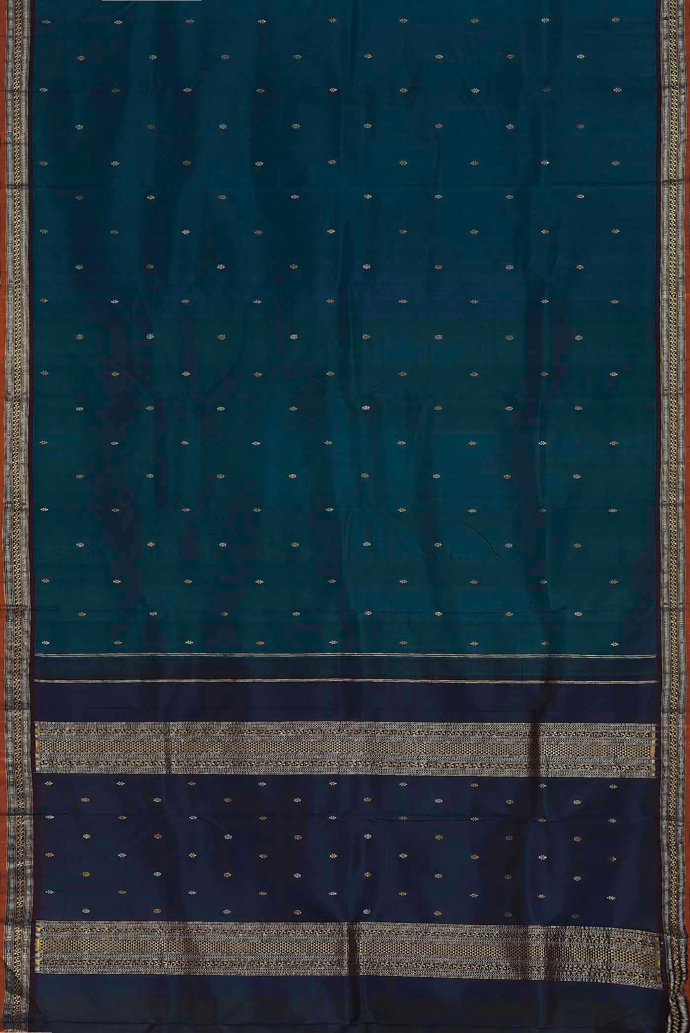 Blue Kanchipuram Silk Saree