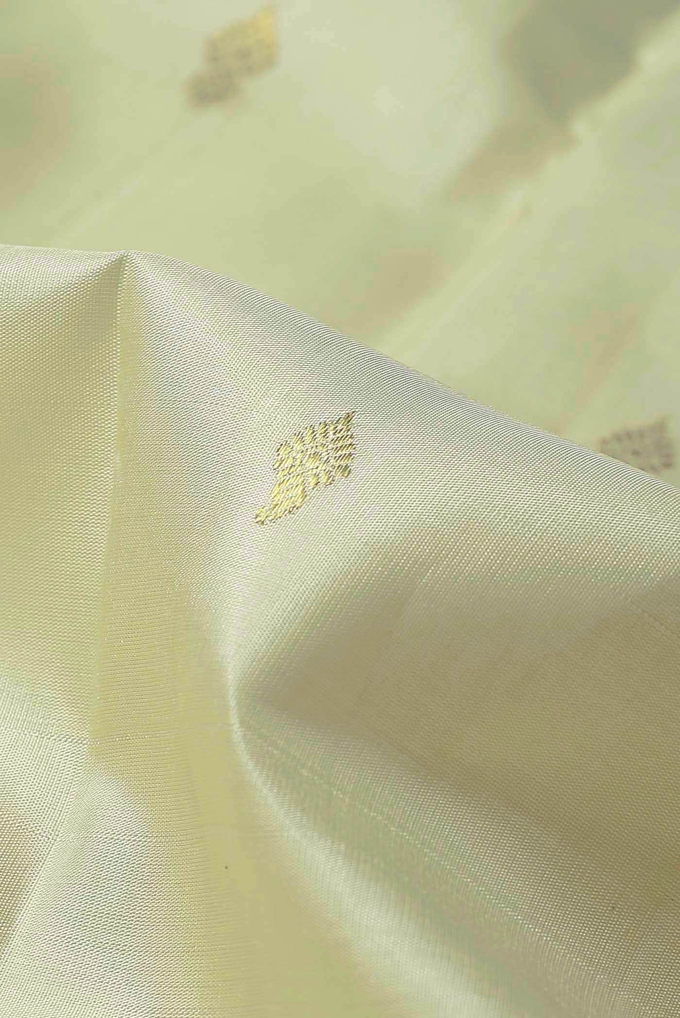 Cream Kanchipuram Silk Saree