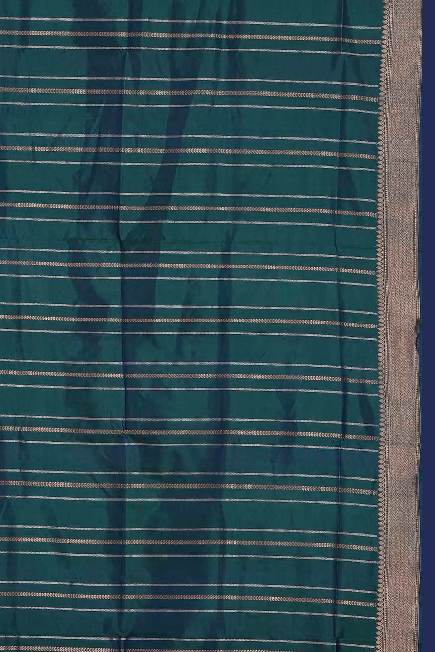 Blue Banarasi Katan Silk Saree