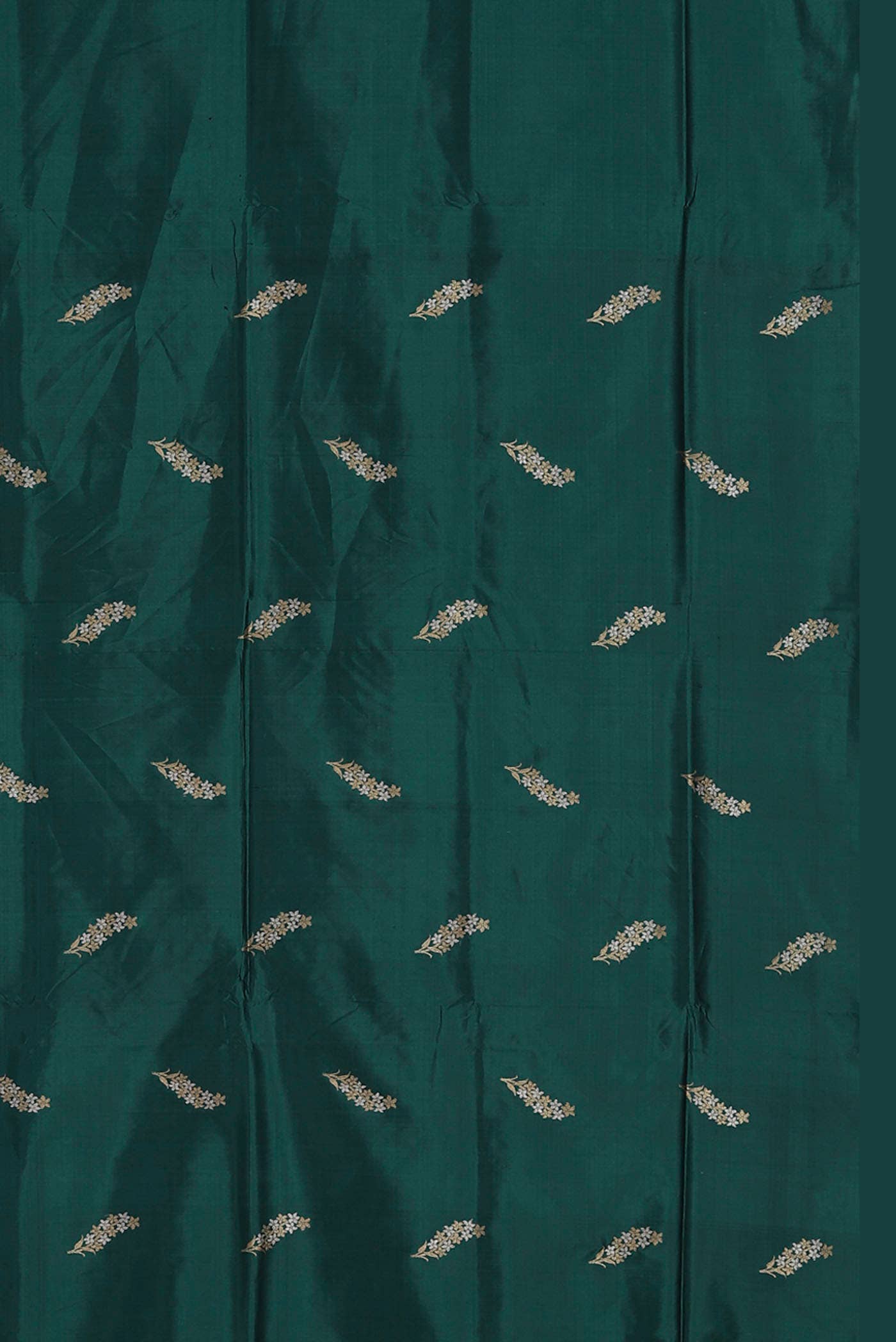Green Banarasi Katan Silk Saree