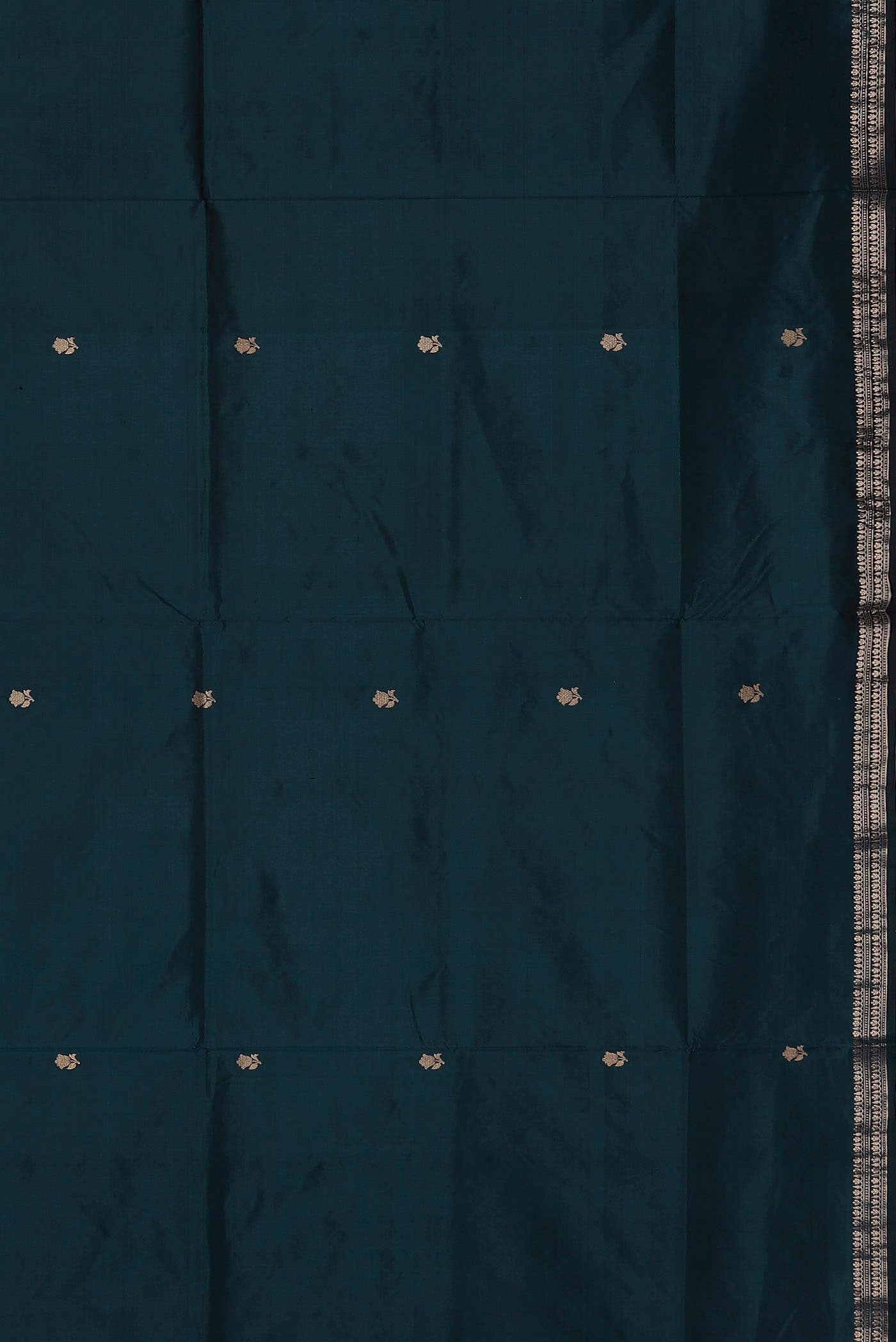 Blue Banarasi Katan Silk Saree